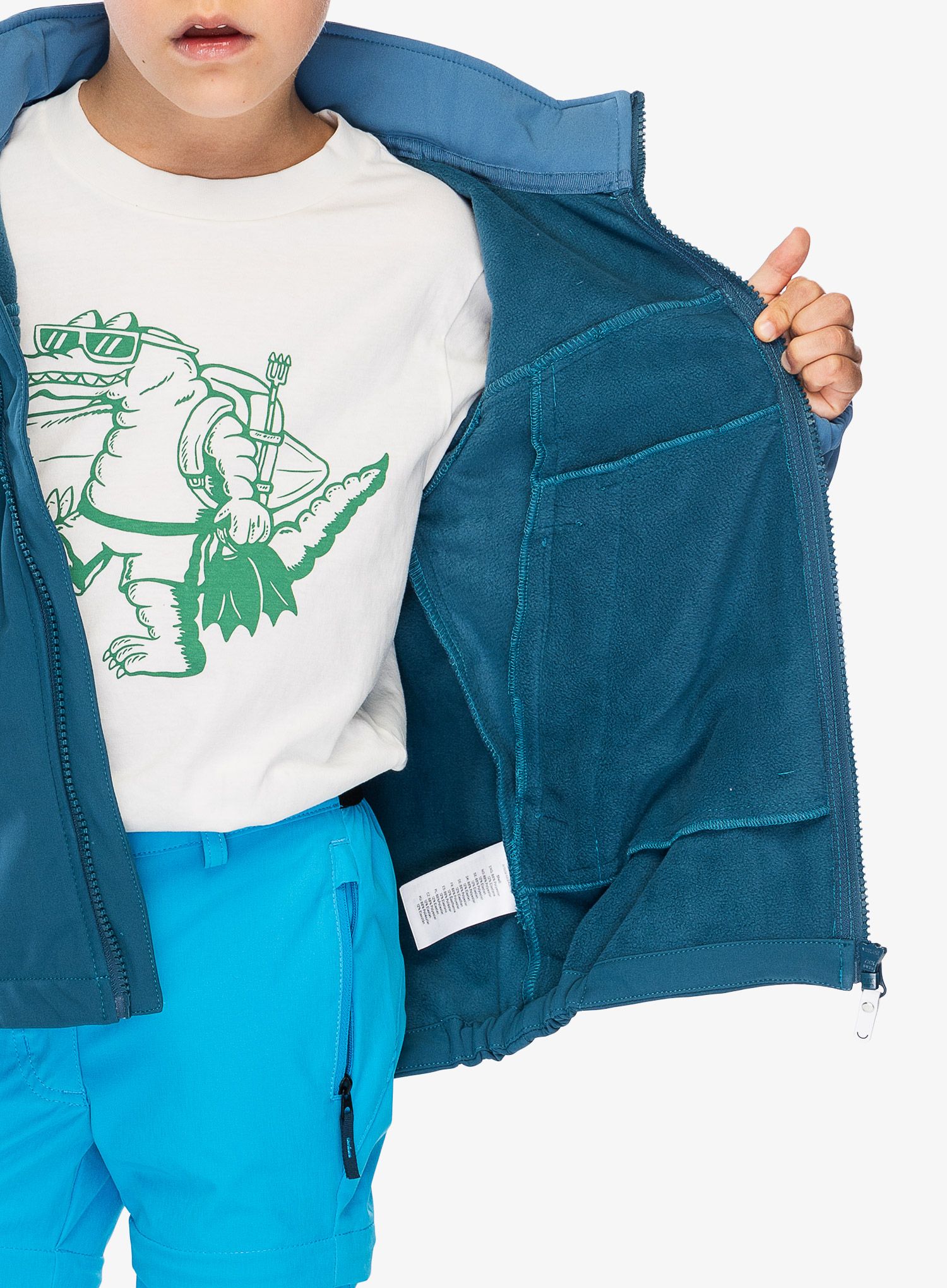 Otroška jakna Viking Play Softshell Jacket - denim