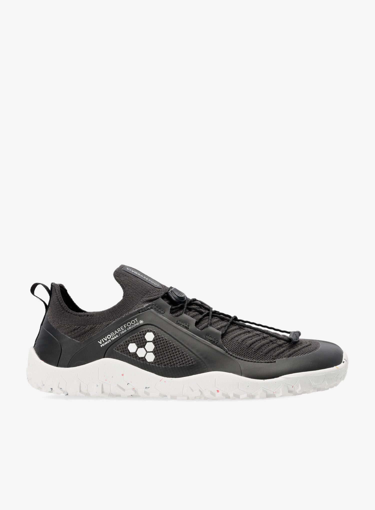 Trail tekaški čevlji Vivobarefoot Primus Trail Knit FG - obsidian/white