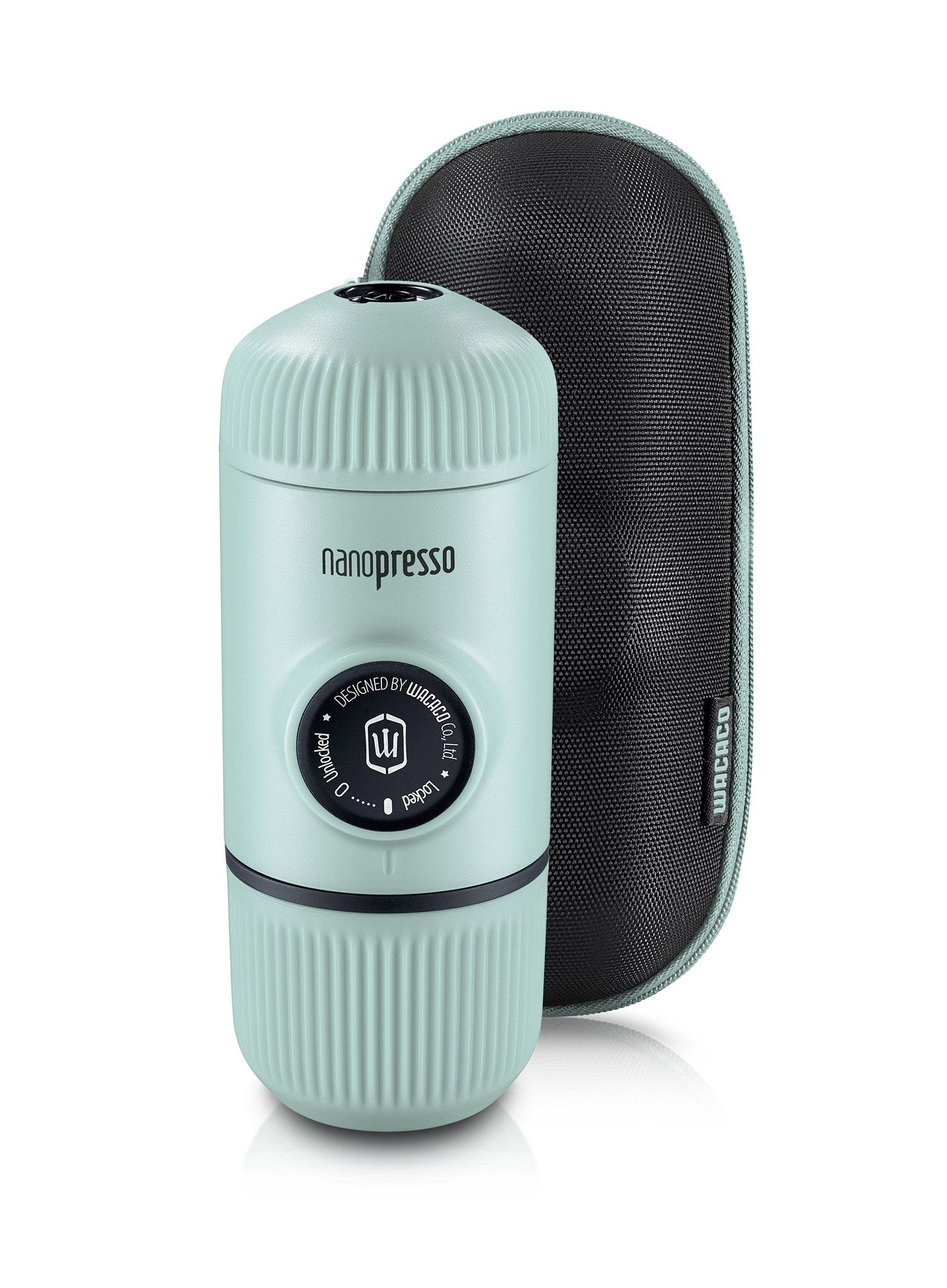 Prenosni kavomat Wacaco Nanopresso Elements + etui - arctic blue