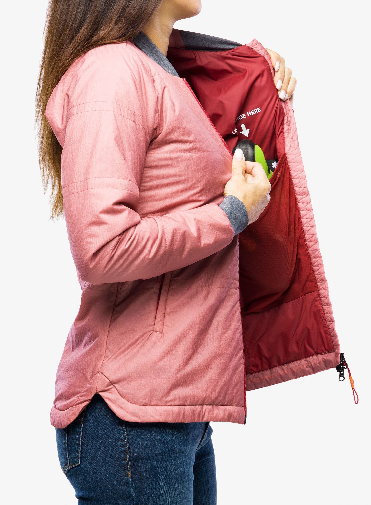 Ženska jakna Wild Country Curbar Insulated Jacket - mauve