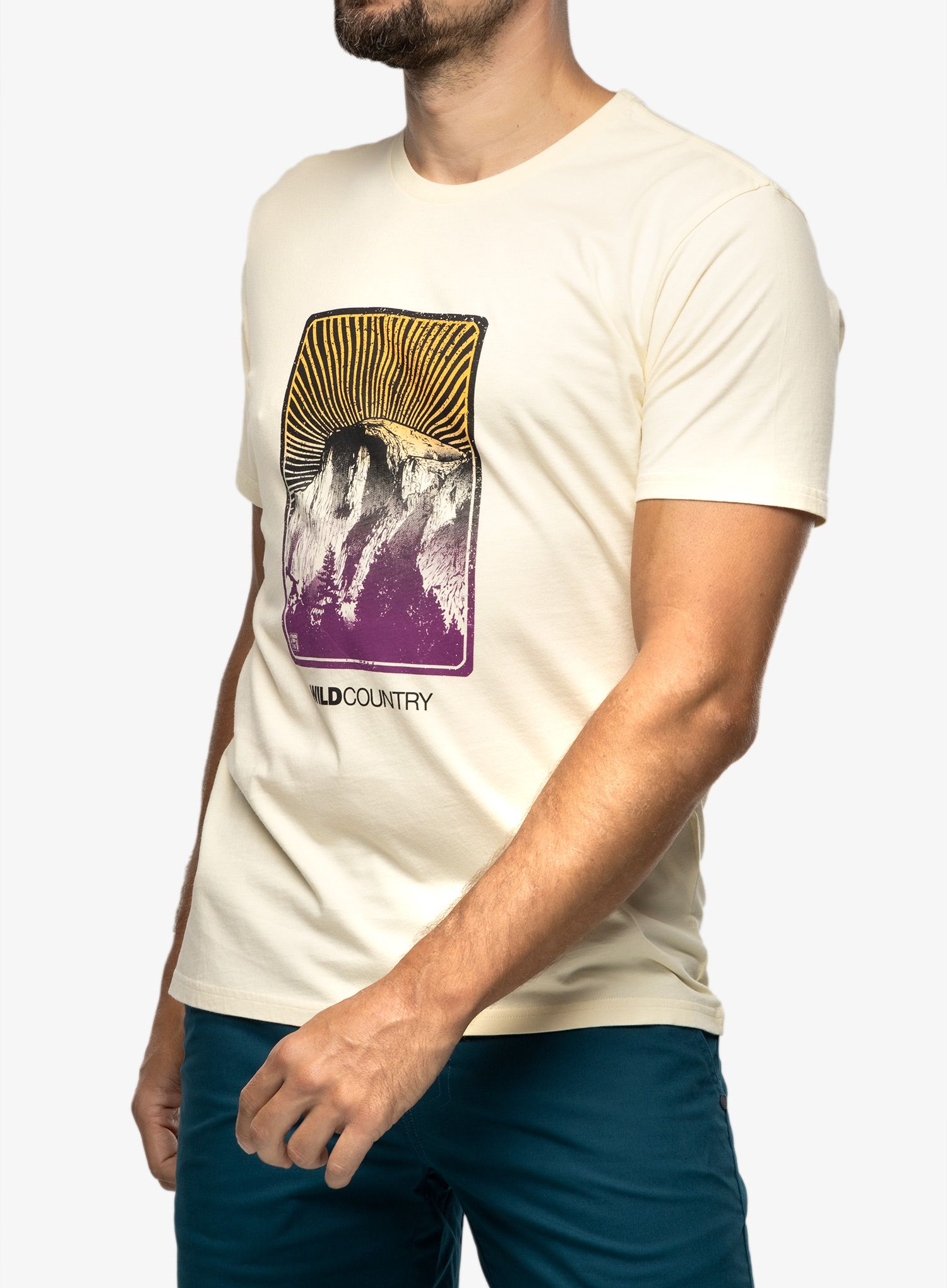 Bombažna majica Wild Country Flow Tee - quartz