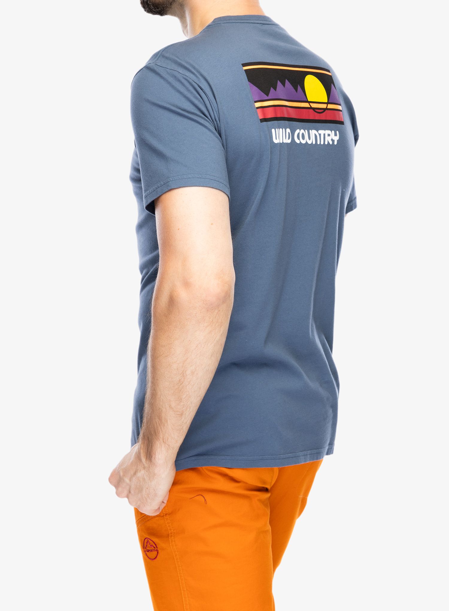 Majica s potiskom Wild Country Heritage T-Shirt - ceuse blue