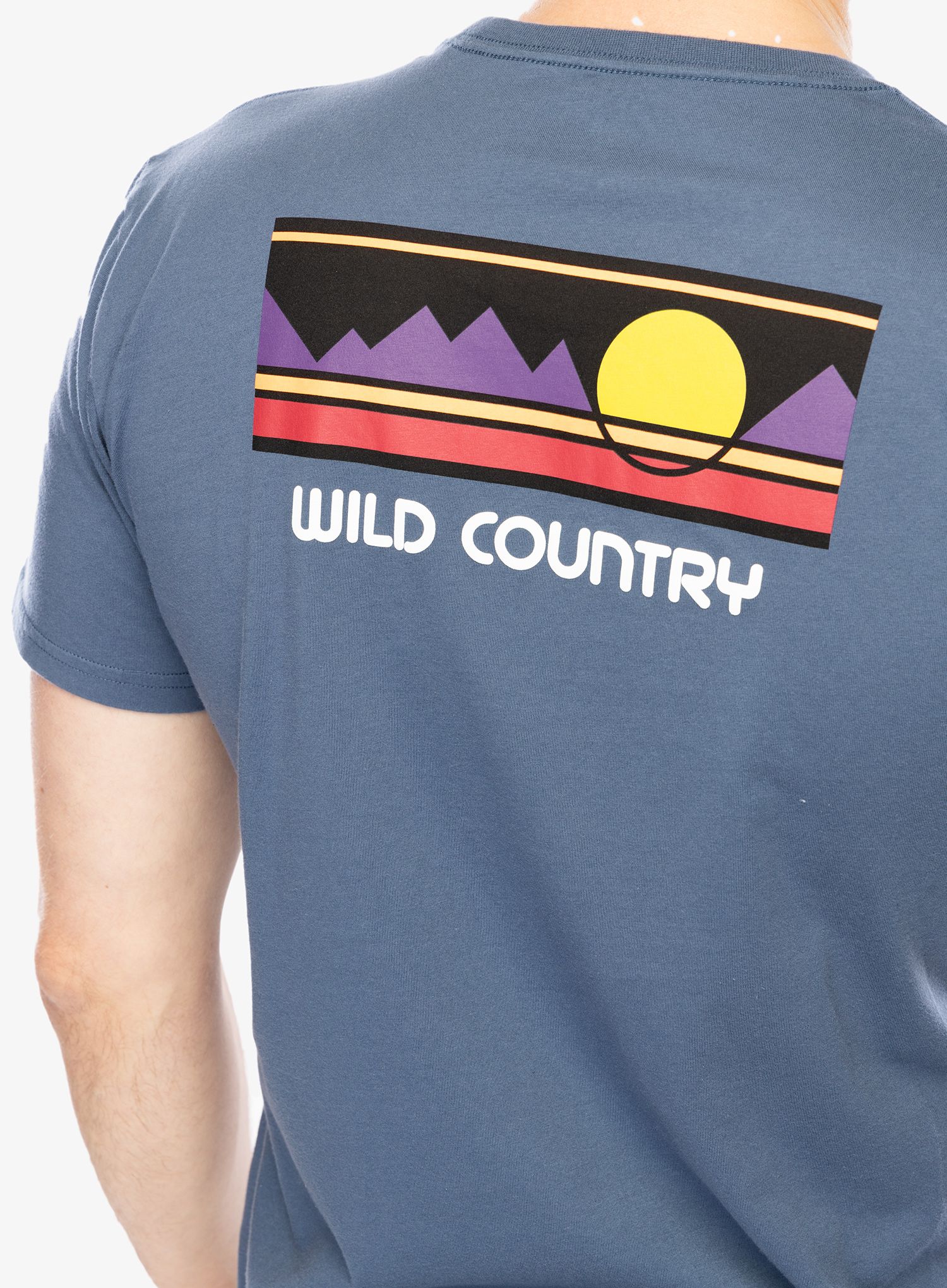 Majica s potiskom Wild Country Heritage T-Shirt - ceuse blue