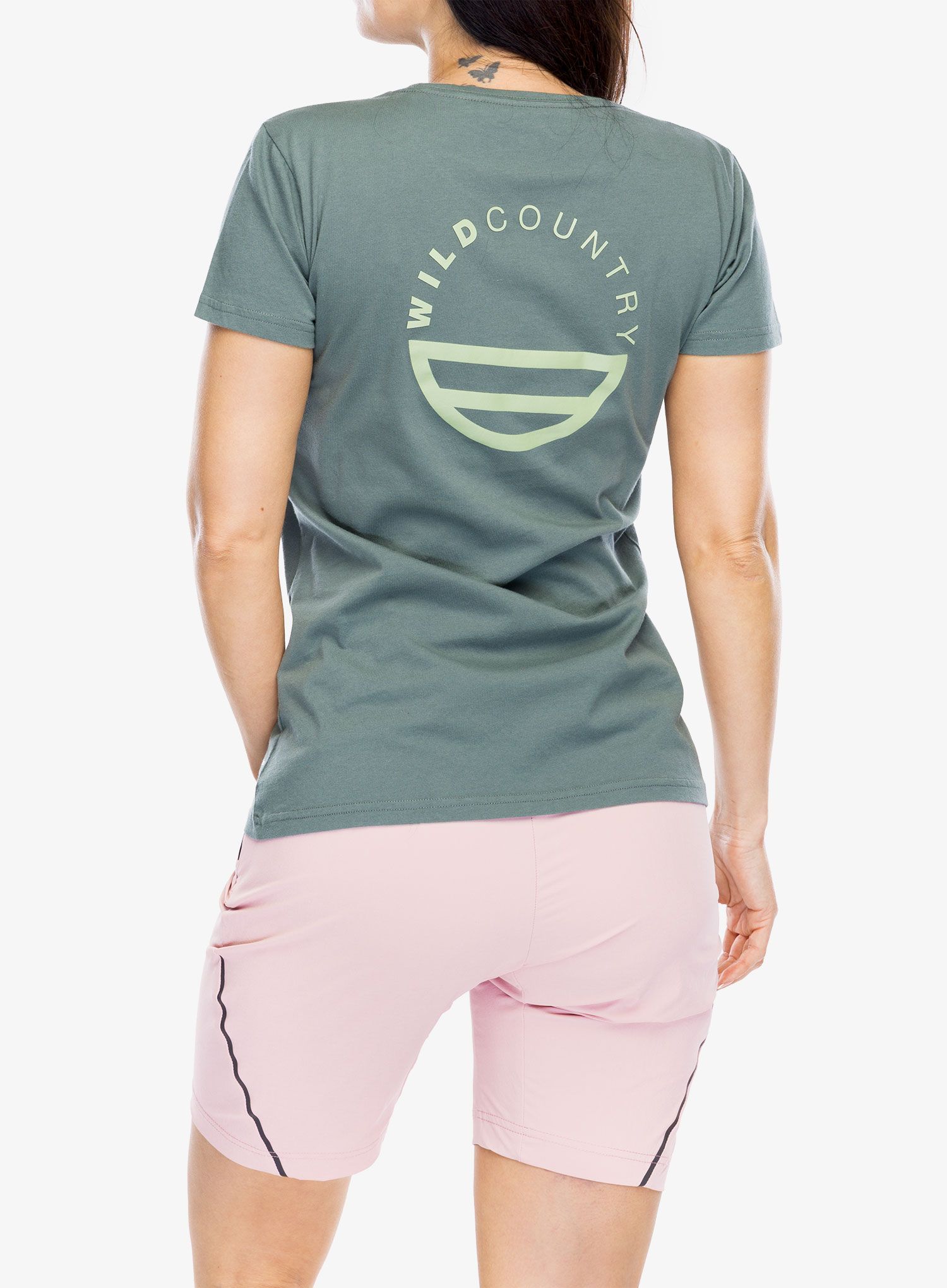 Majica s potiskom Wild Country Stamina Tee - marsh