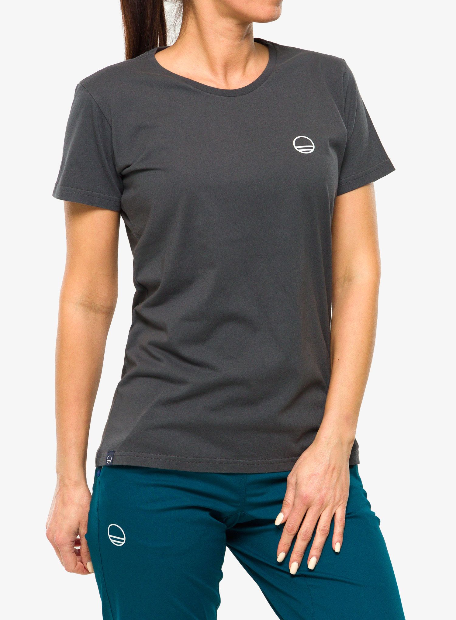 Ženska bombažna majica Wild Country Stamina Tee - onyx