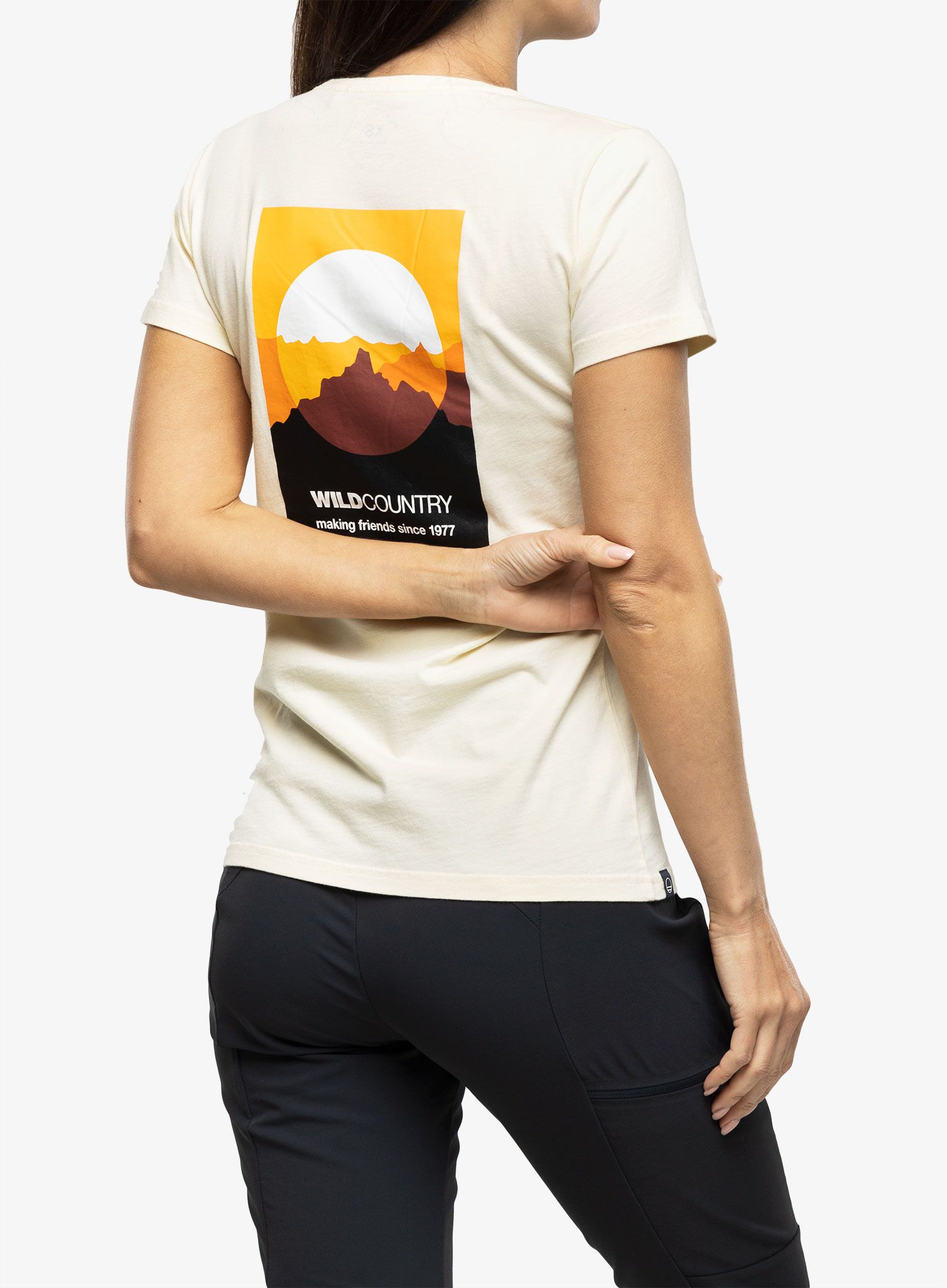 Ženska bombažna majica Wild Country Stamina Tee - quartz