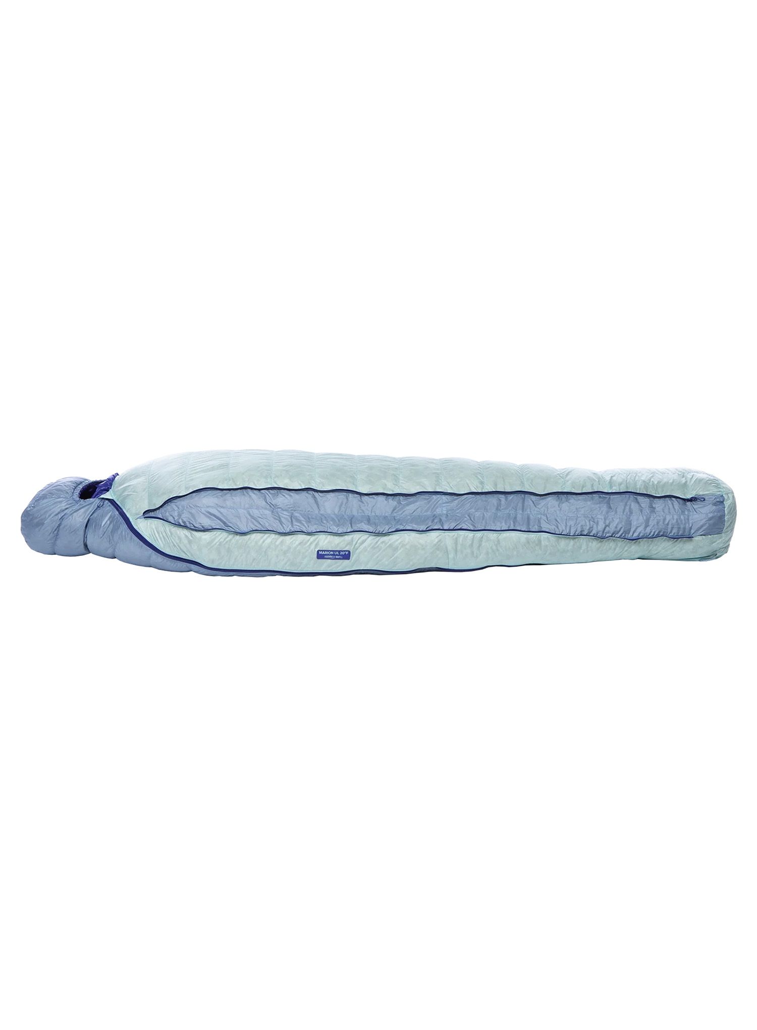 Ženska spalna vreča Big Agnes W'S Torchlight Ul 20 (183 cm) Regular Right - blue/aqua