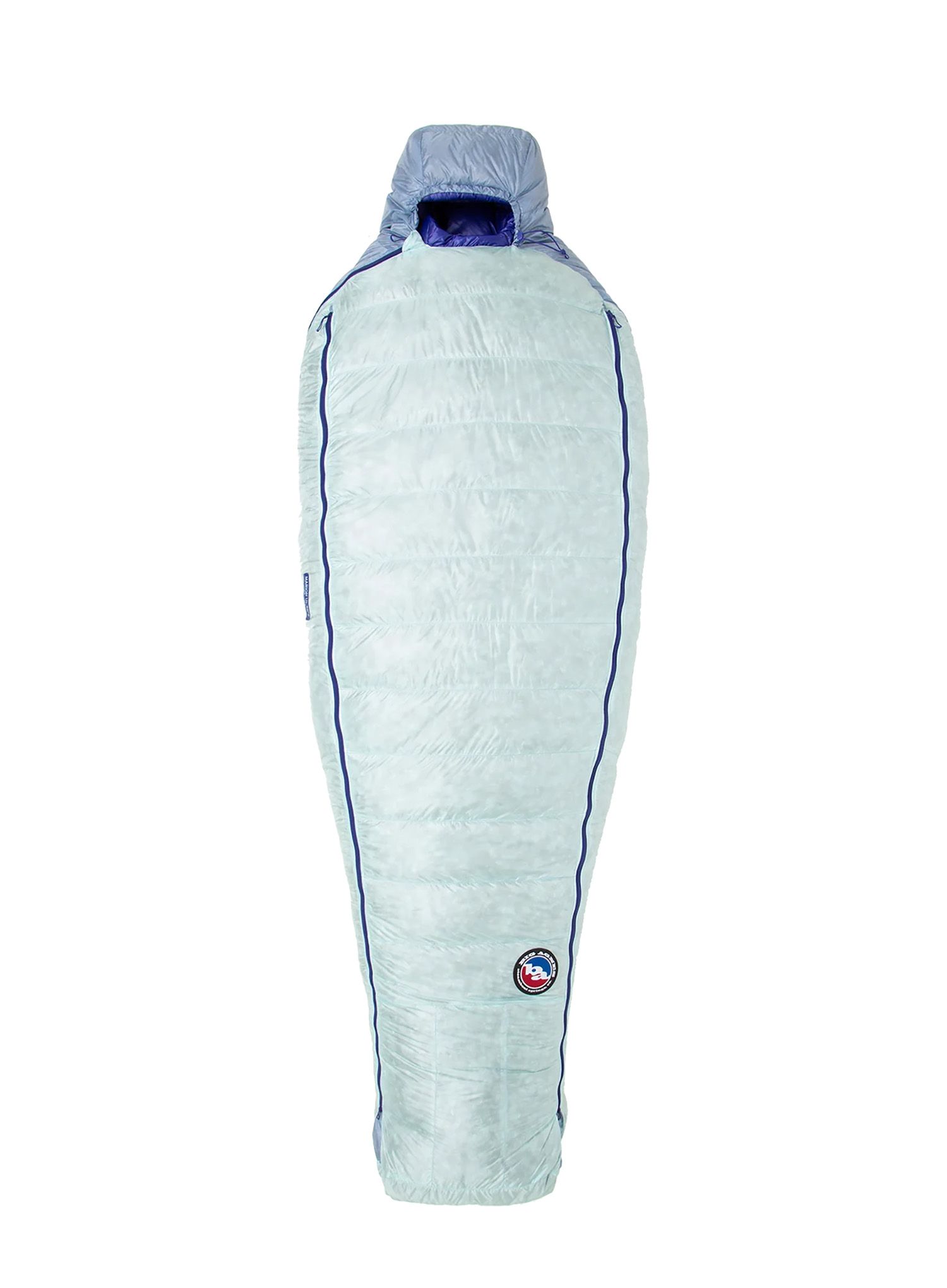 Ženska spalna vreča Big Agnes W'S Torchlight Ul 20 (183 cm) Regular Right - blue/aqua