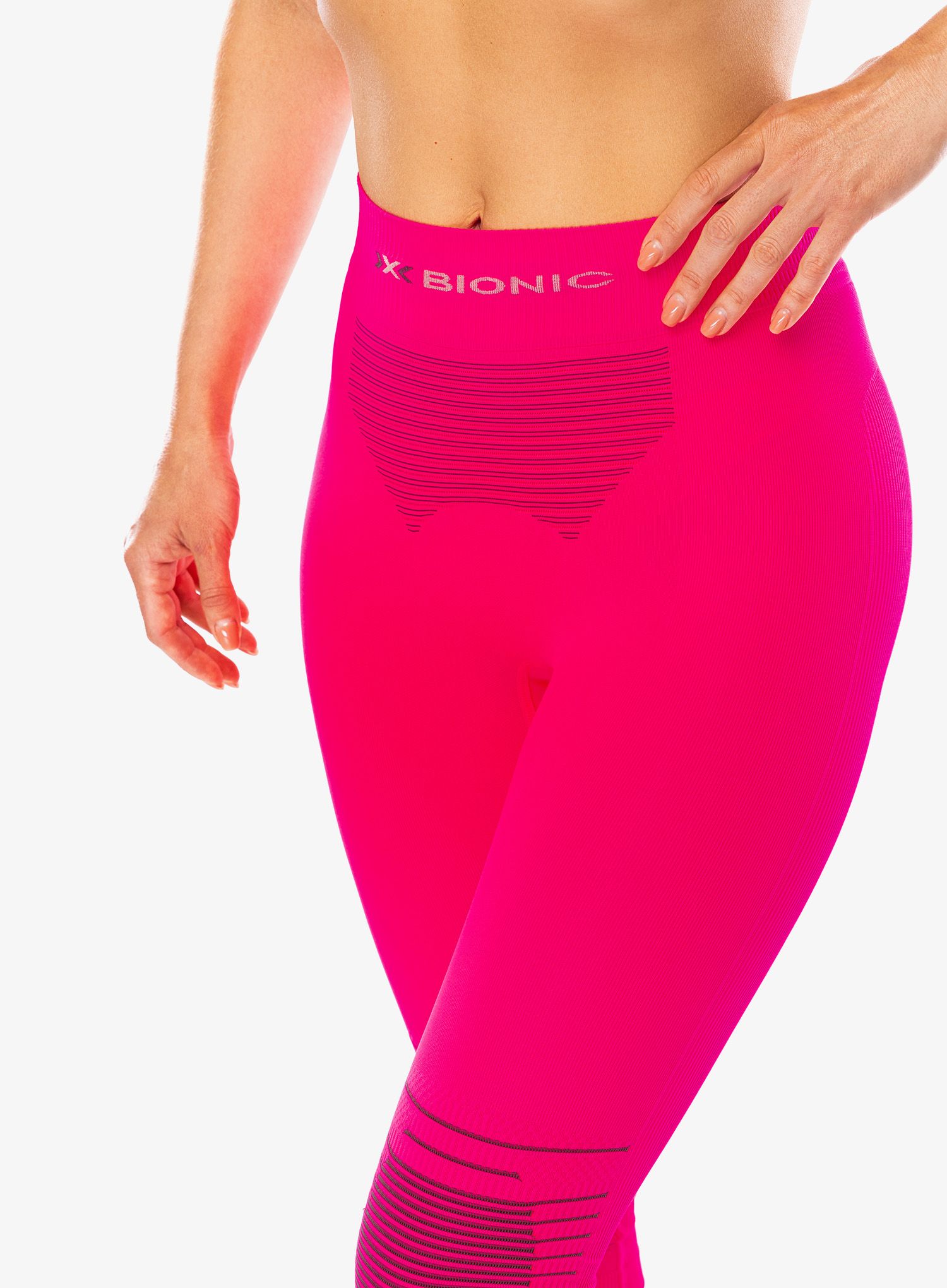 Ženske termo pajkice X-Bionic Energizer 4.0 Pants 3/4 - flamingo/anthracite