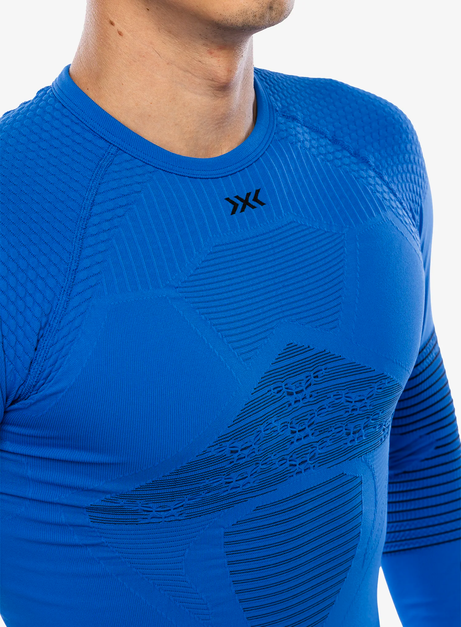 Termo flis jopa X-Bionic Energizer 4.0 Shirt Round Neck - blossom blue/black