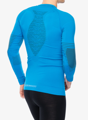 Termo flis jopa X-Bionic Energizer 4.0 Shirt Round Neck - teal blue/anthracite