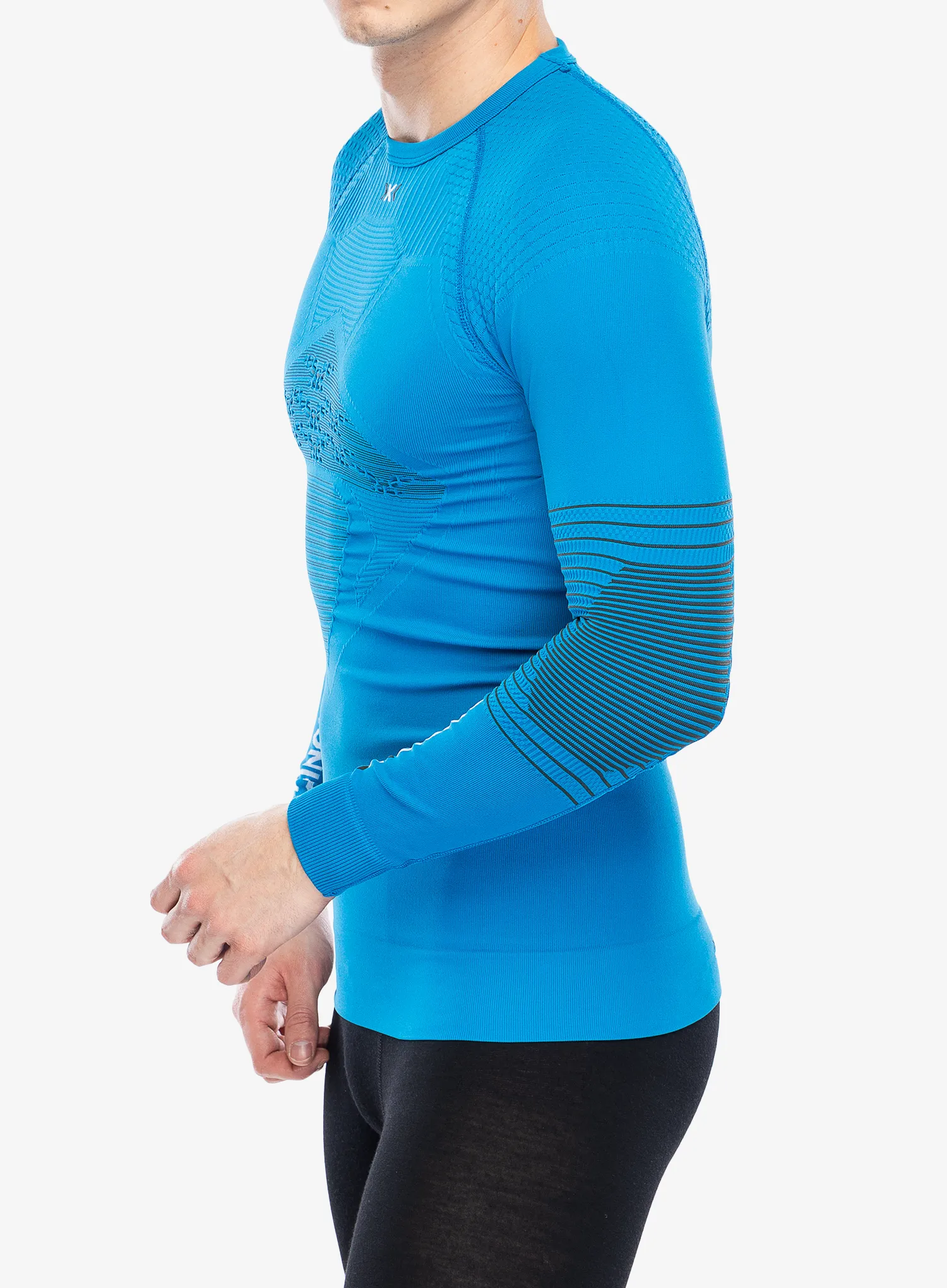 Termo flis jopa X-Bionic Energizer 4.0 Shirt Round Neck - teal blue/anthracite