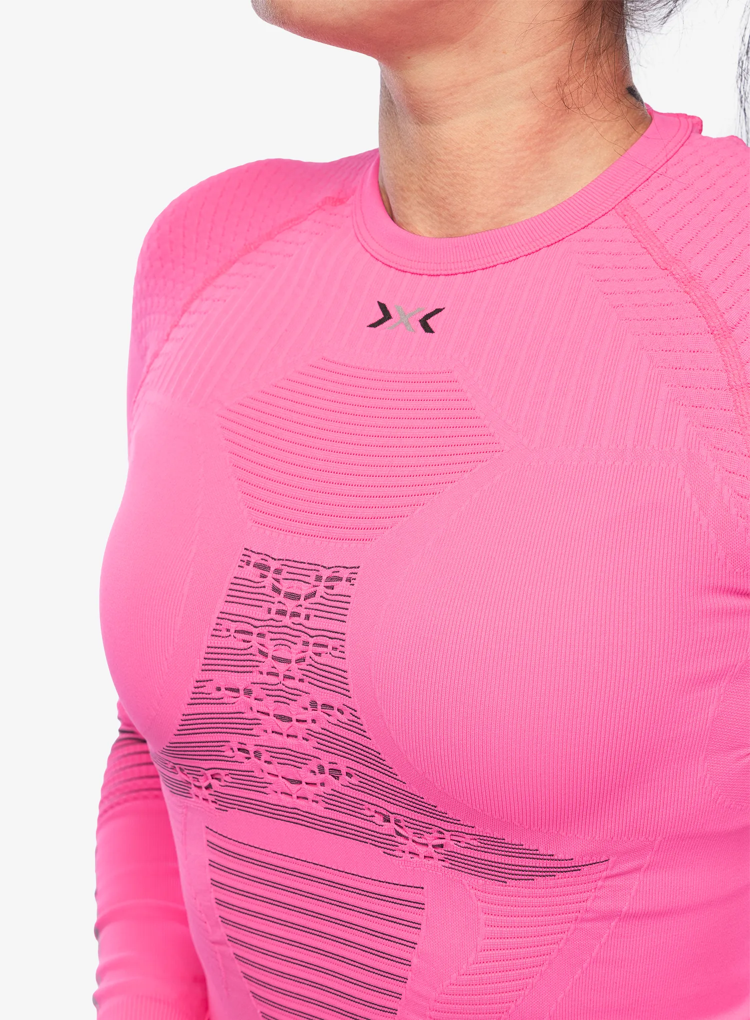 Jopica X-Bionic Energizer 4.0 Shirt Round Neck - neon flamingo/anthracite