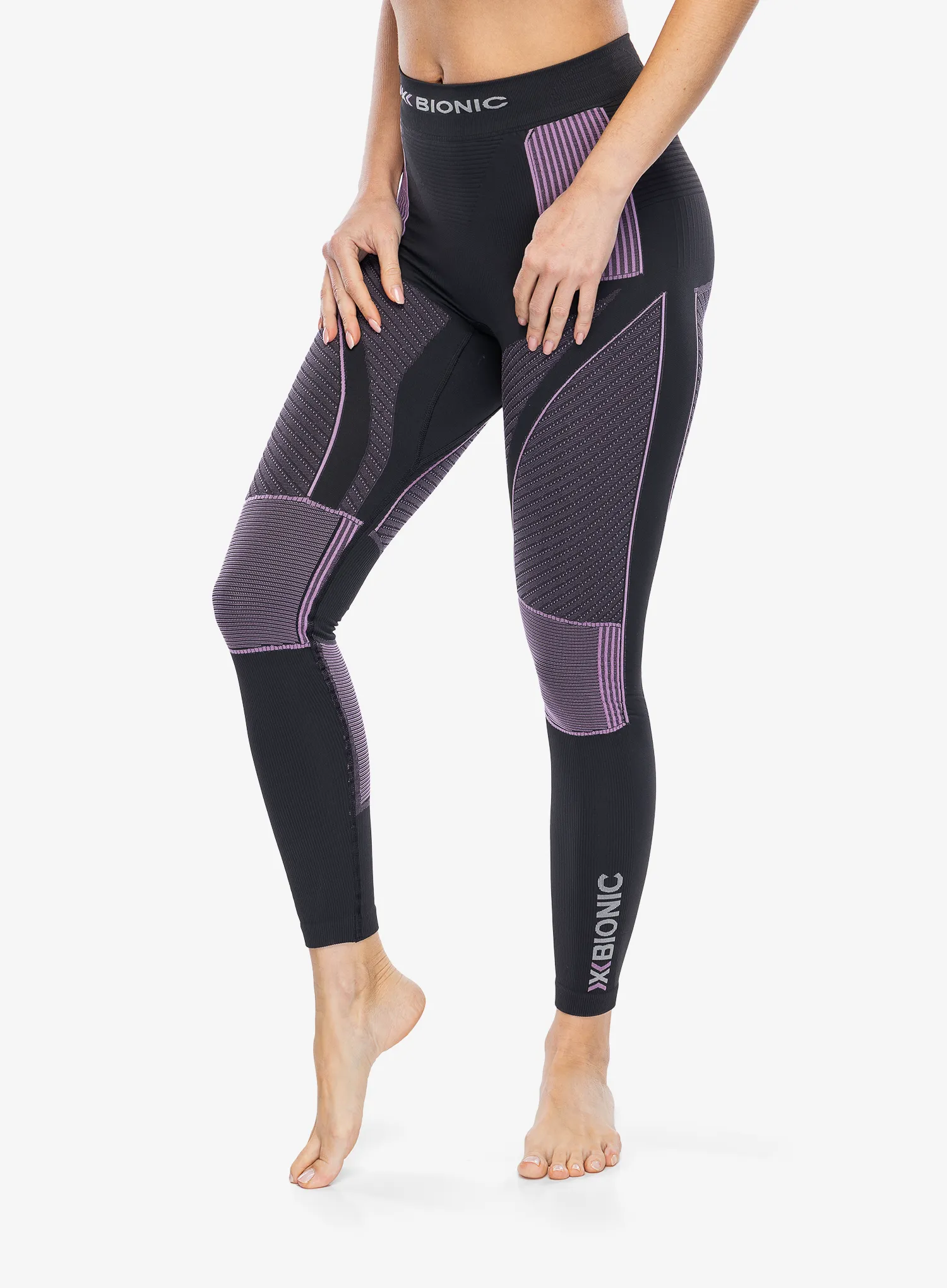 Ženske termo pajkice X-Bionic Energy Accumulator 4.0 Pants - charcoal/magnolia