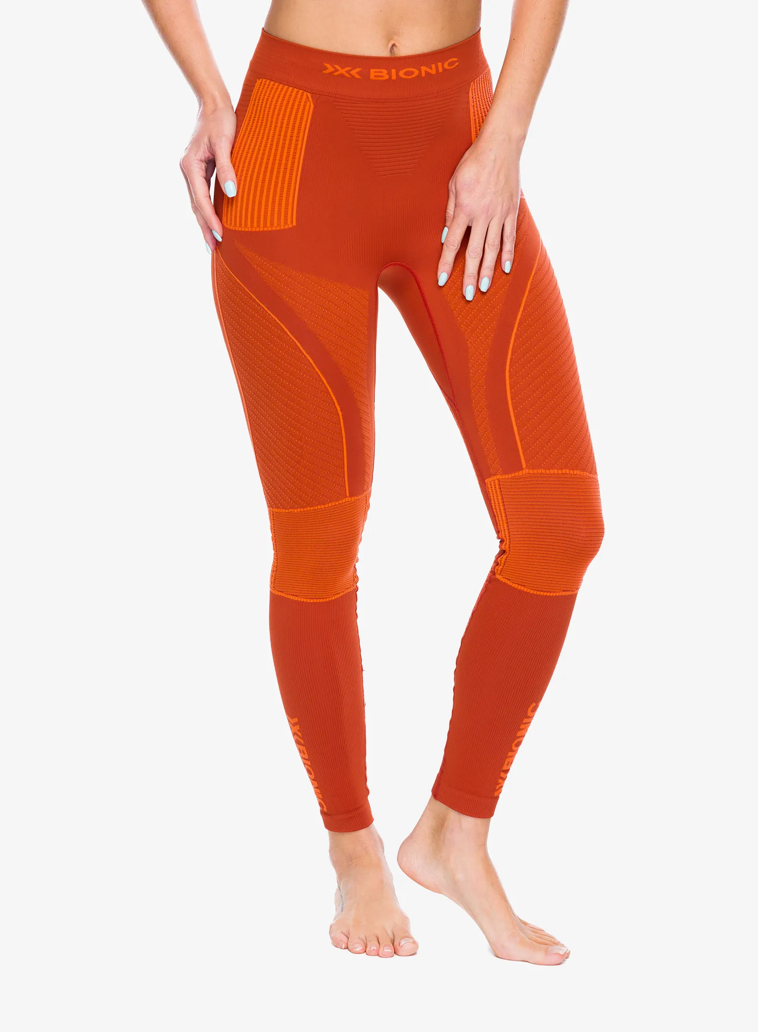 Ženske termo pajkice X-Bionic Energy Accumulator 4.0 Pants - clay/orange