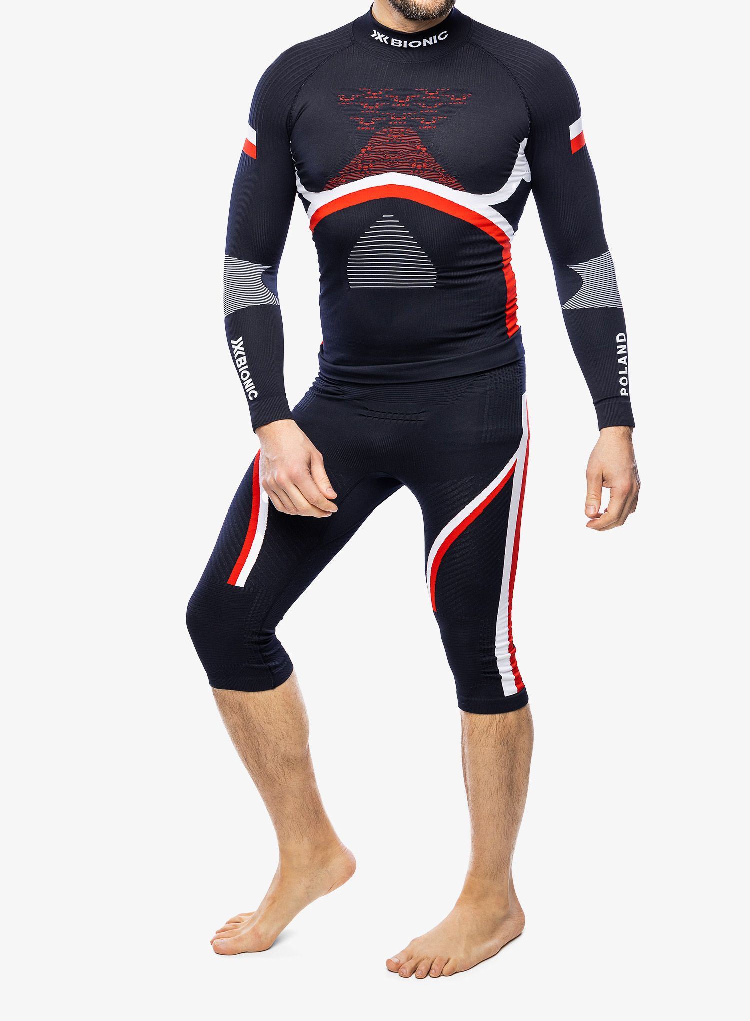 Termo pajkice X-Bionic Energy Accumulator 4.0 Patriot Pants 3/4