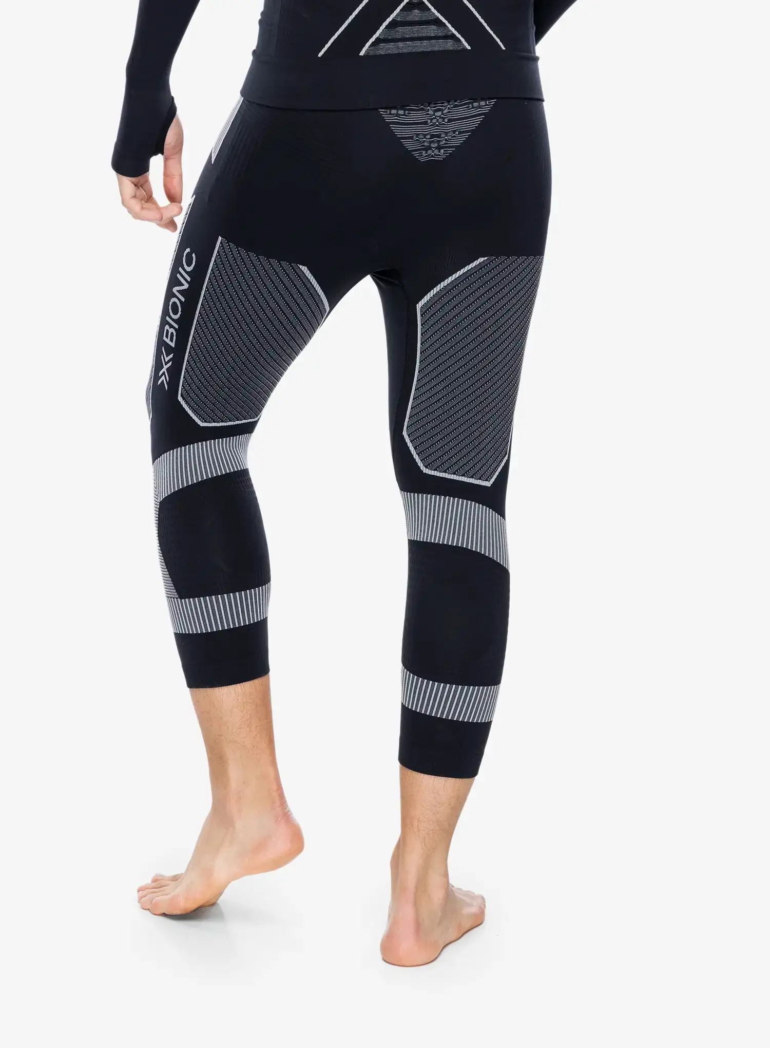 Termo pajkice X-Bionic Energy Accumulator Light Pants 3/4 - x black/light grey