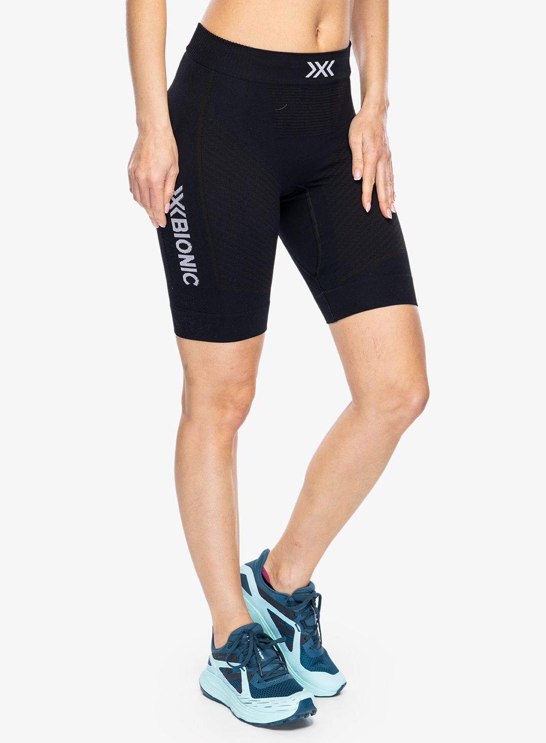 Ženske kratke hlače X-Bionic Invent 4.0 Running Shorts - opal black/arctic white