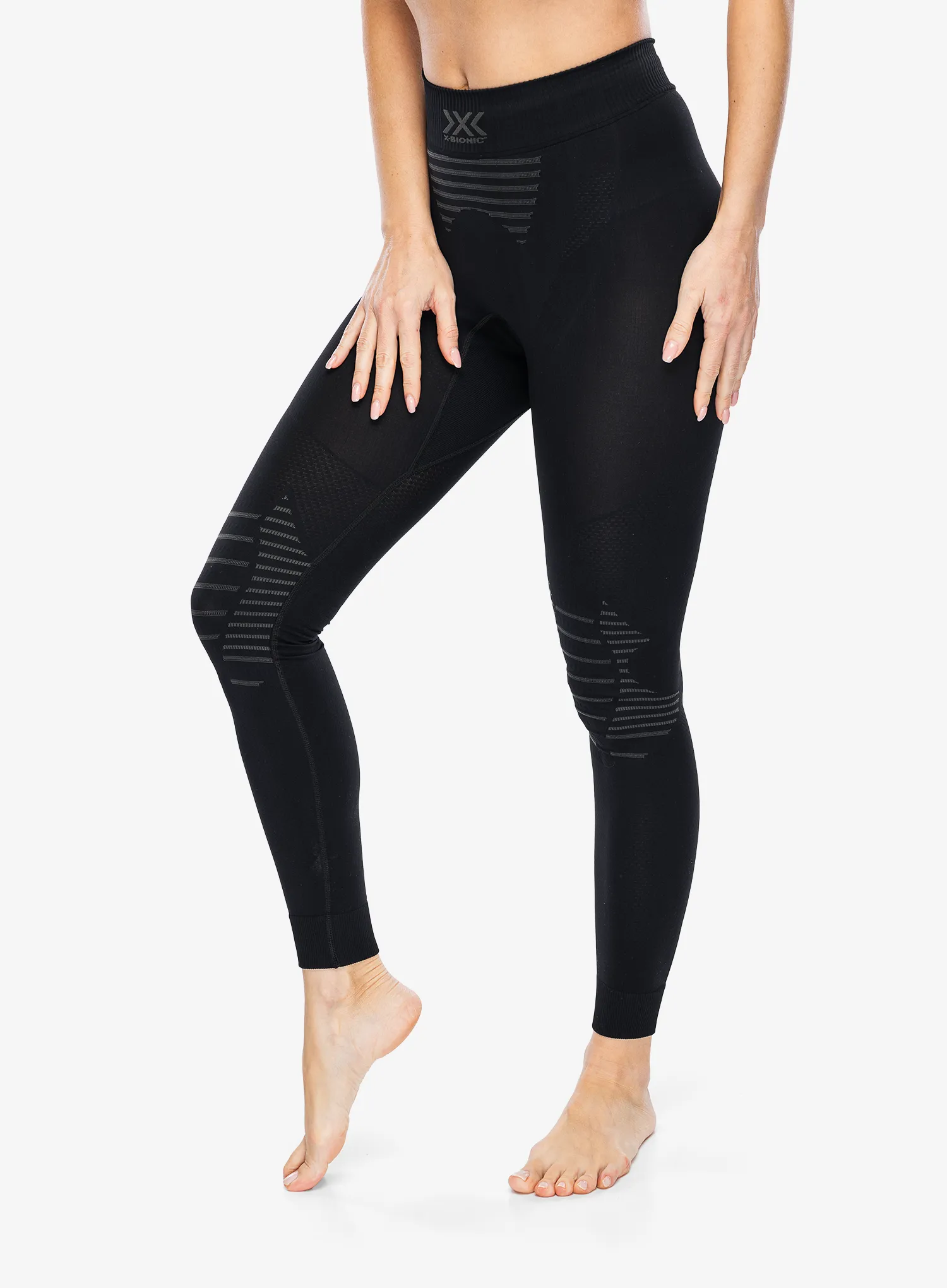 Ženske termo pajkice X-Bionic Invent 4.0 Pants - black/charcoal