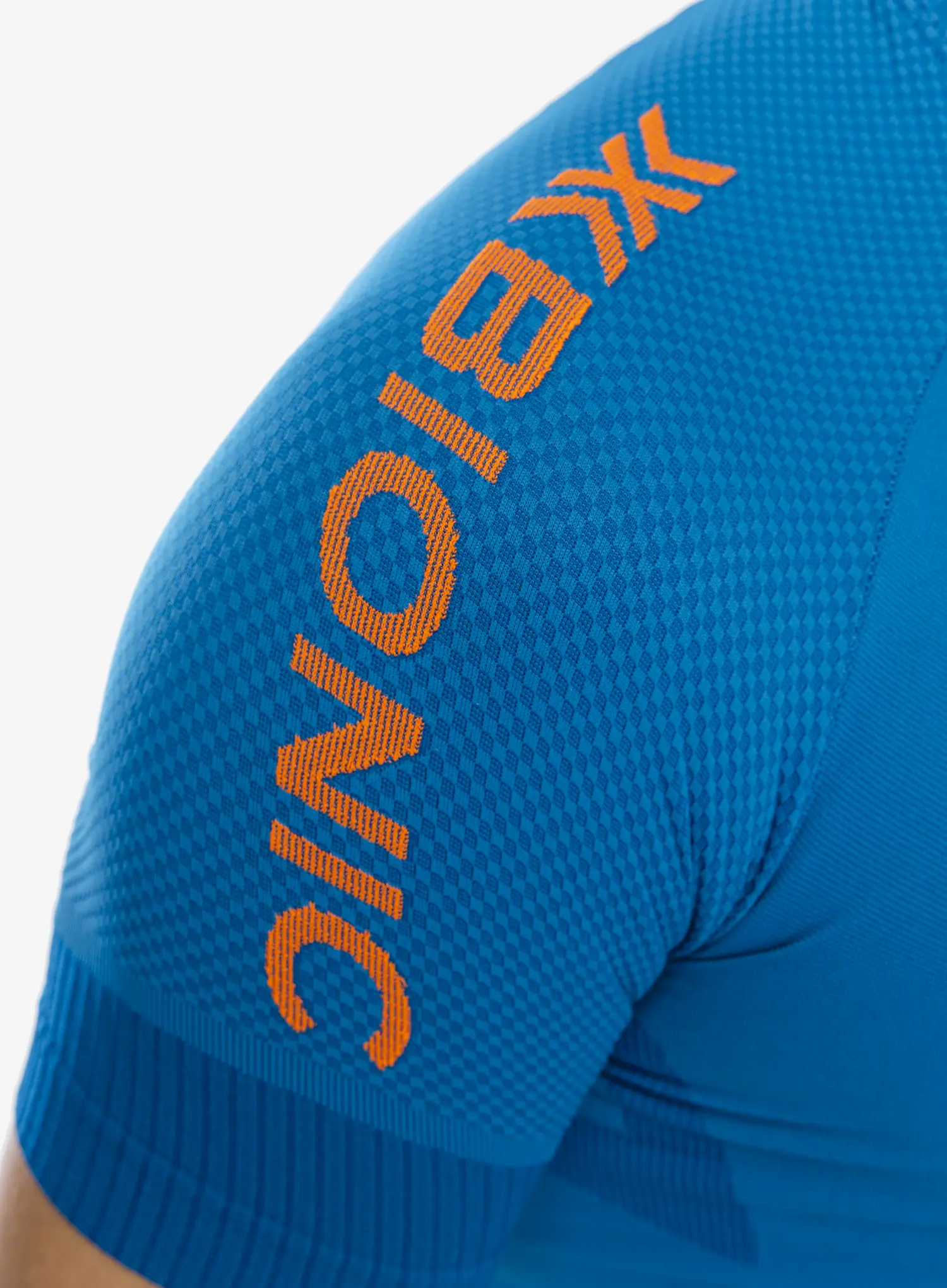 Moška majica X-Bionic Invent 4.0 Run Speed - teal blue/kurkuma orange