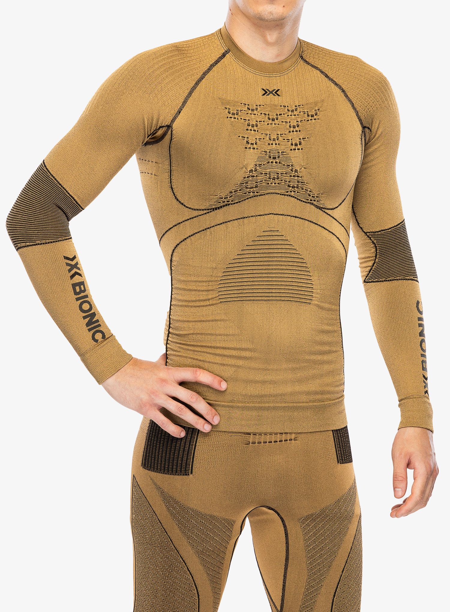 Termo flis jopa X-Bionic Radiactor 4.0 L/S - gold/black