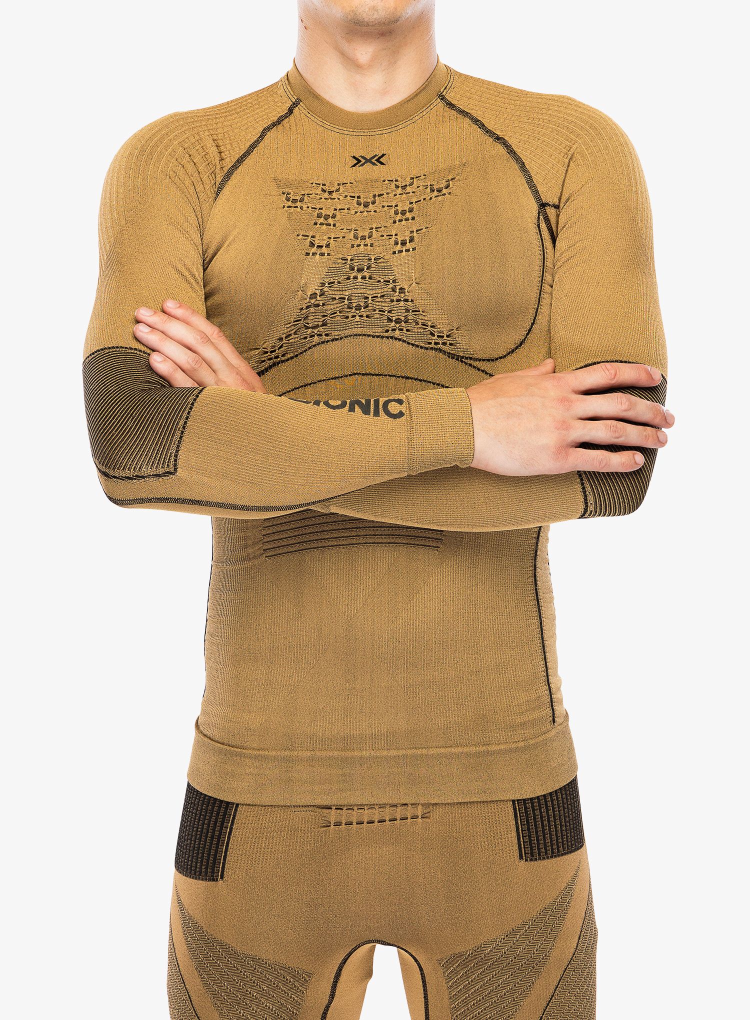 Termo flis jopa X-Bionic Radiactor 4.0 L/S - gold/black