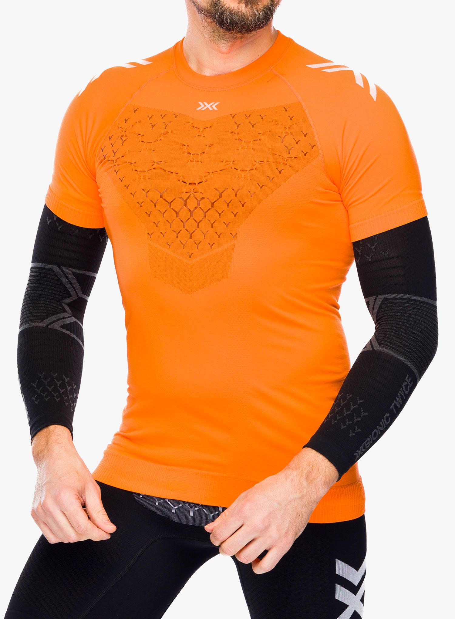 Kompresijski rokavi X-Bionic Twyce Armsleeve - black/charcoal