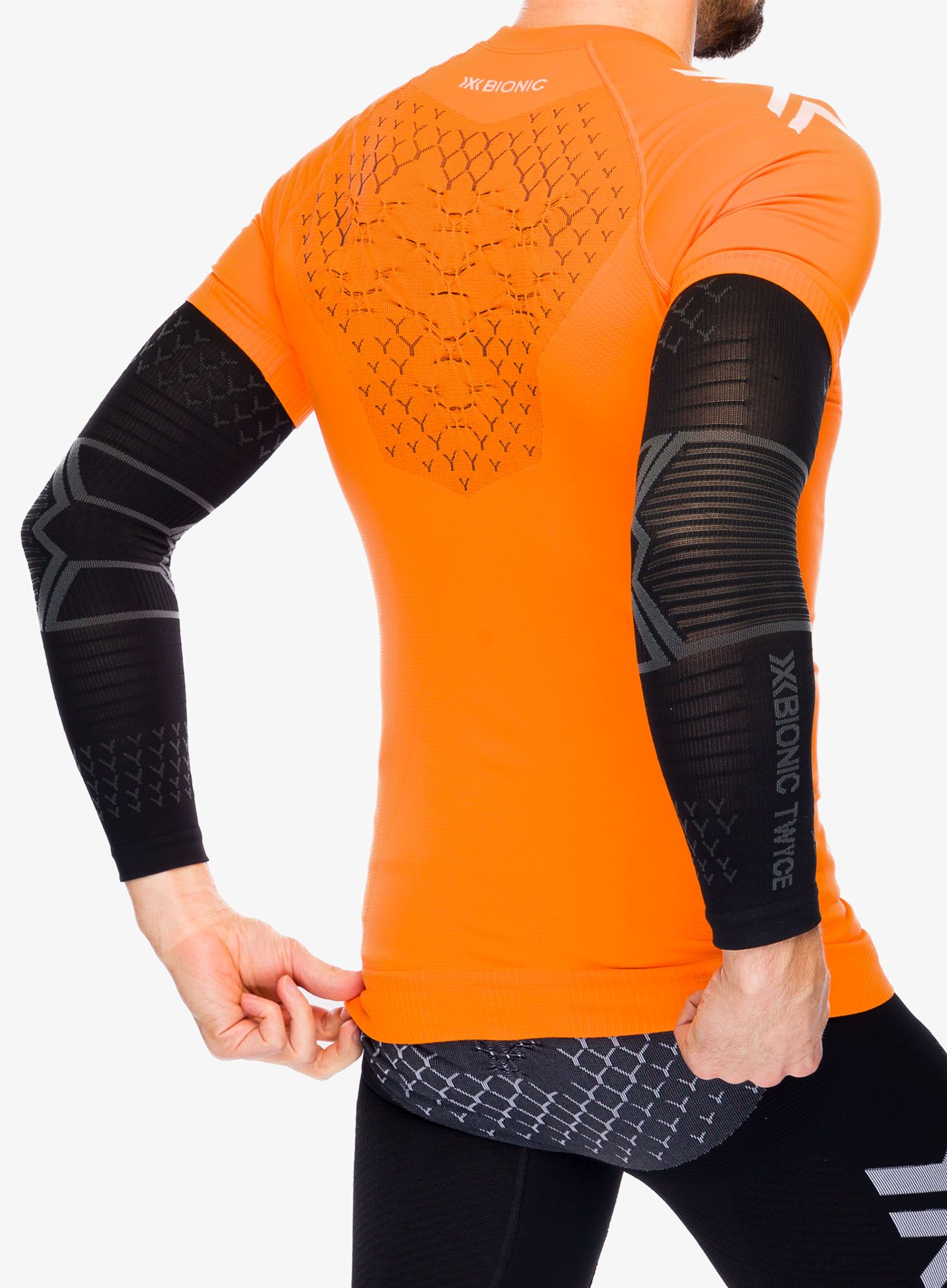 Kompresijski rokavi X-Bionic Twyce Armsleeve - black/charcoal