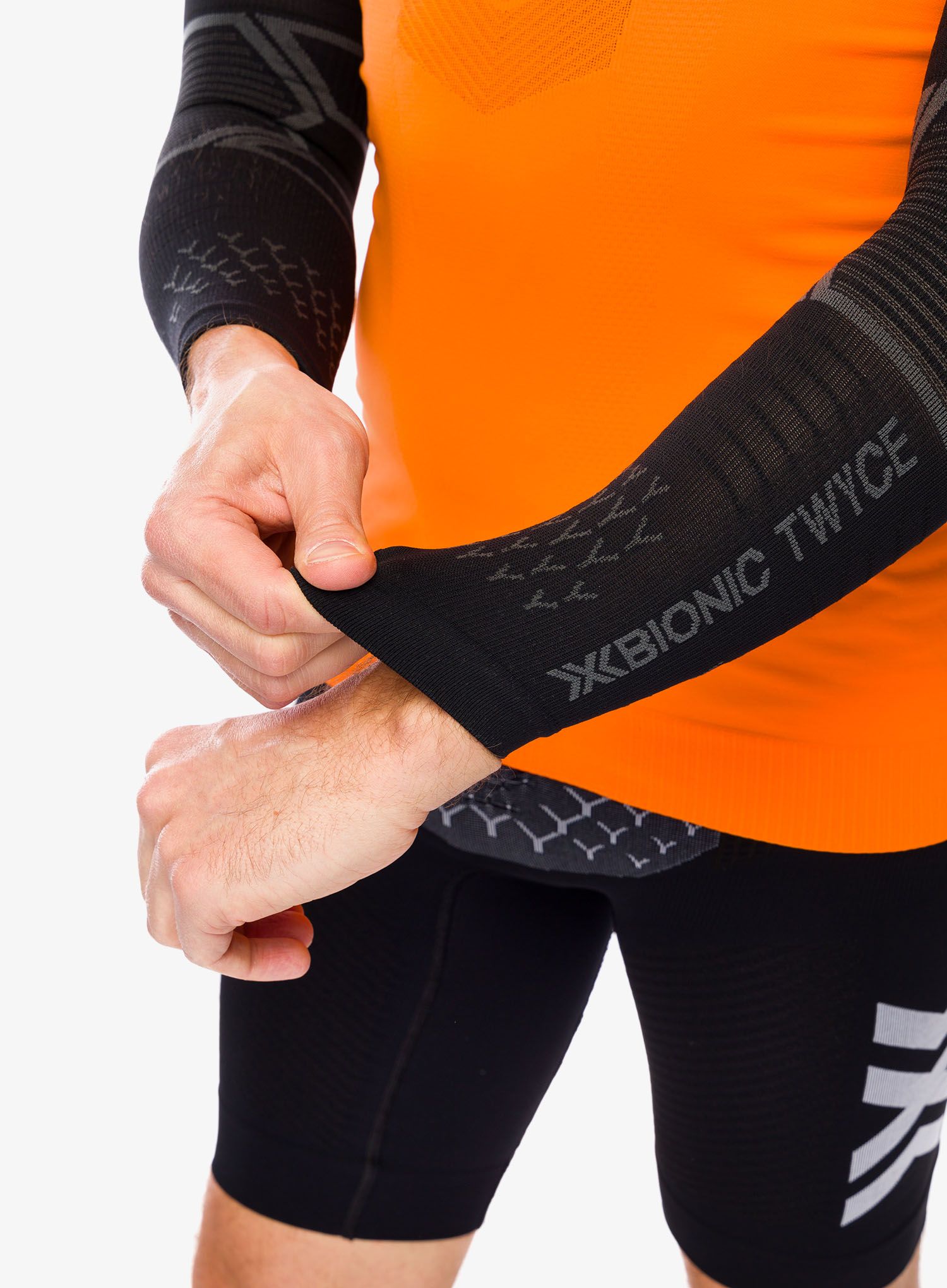 Kompresijski rokavi X-Bionic Twyce Armsleeve - black/charcoal