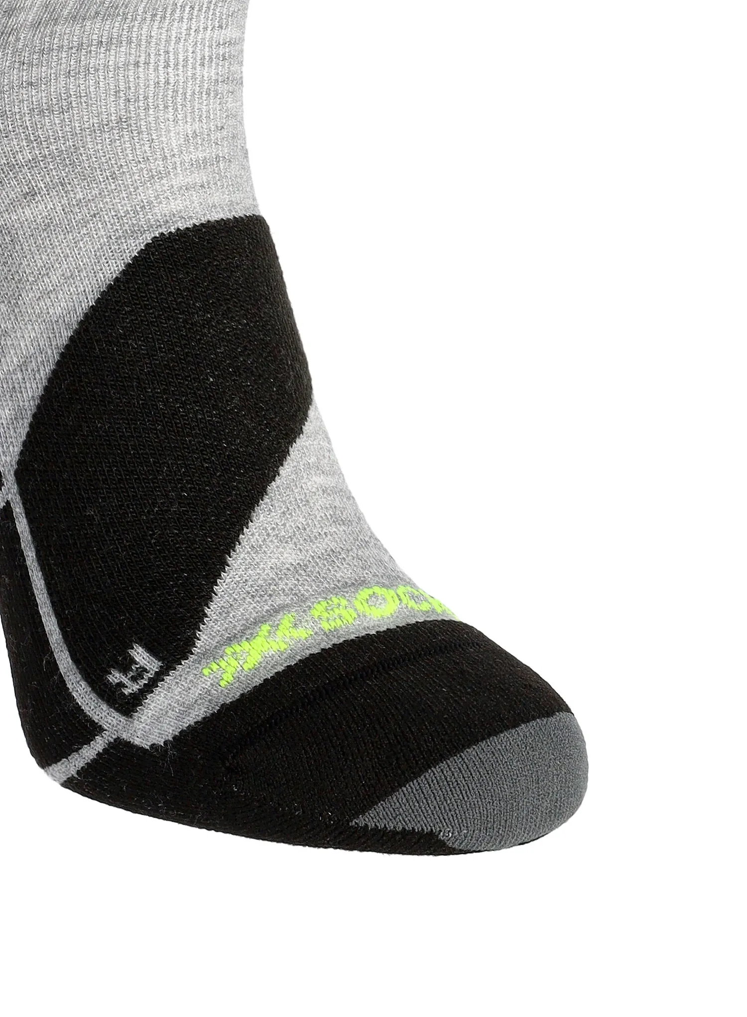 Smučarske nogavice X-Socks Ski Discover OTC - rhino grey/canary