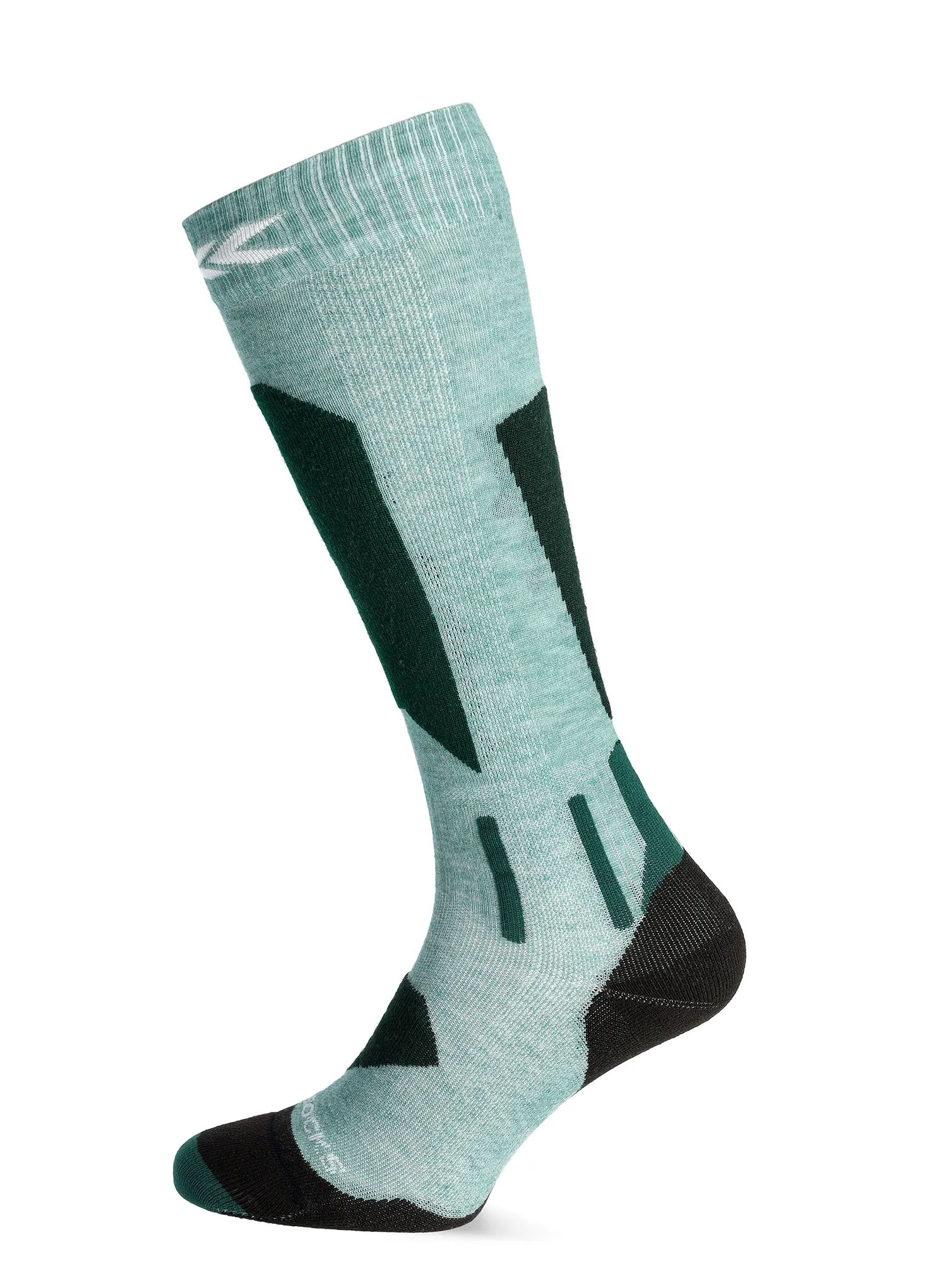 Ženske smučarske nogavice X-Socks Ski Discover OTC - sage green/english lawn