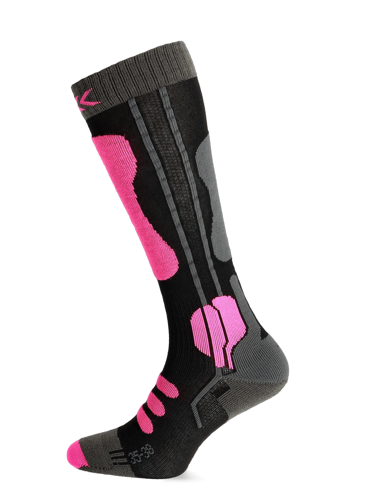 Otroške nogavice X-Socks Ski JR 4.0 - anthracite melange/magnolia