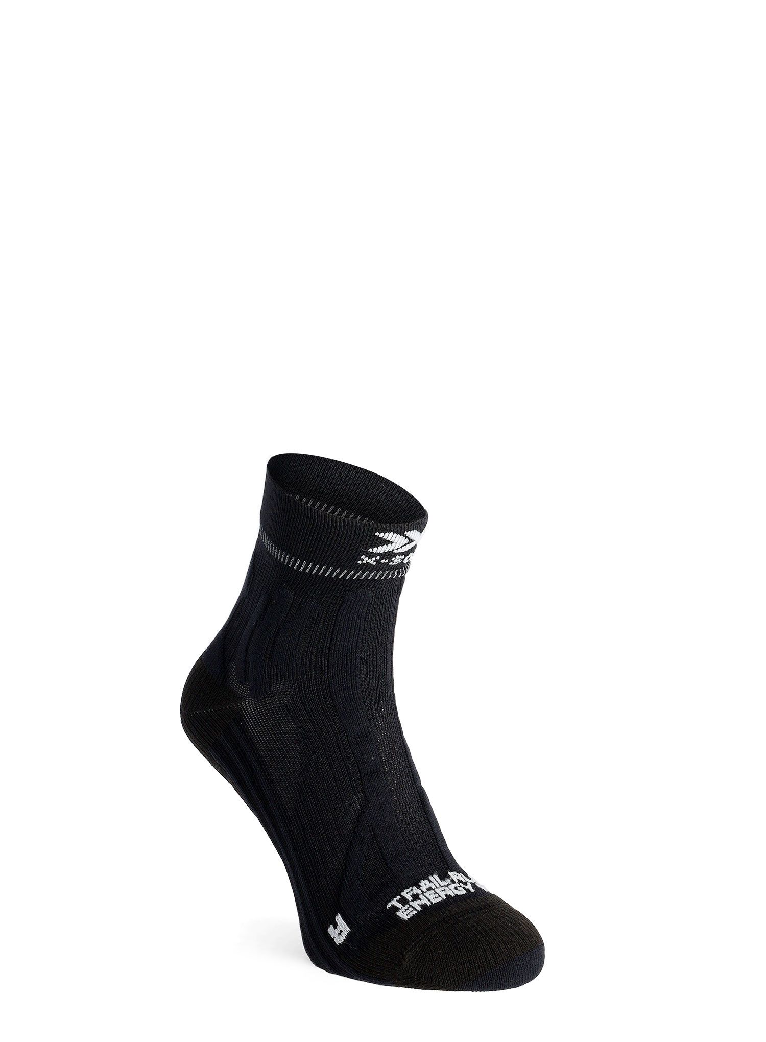 Ženske tekaške nogavice X-Socks Trail Run Energy 4.0 - opal black/arctic white