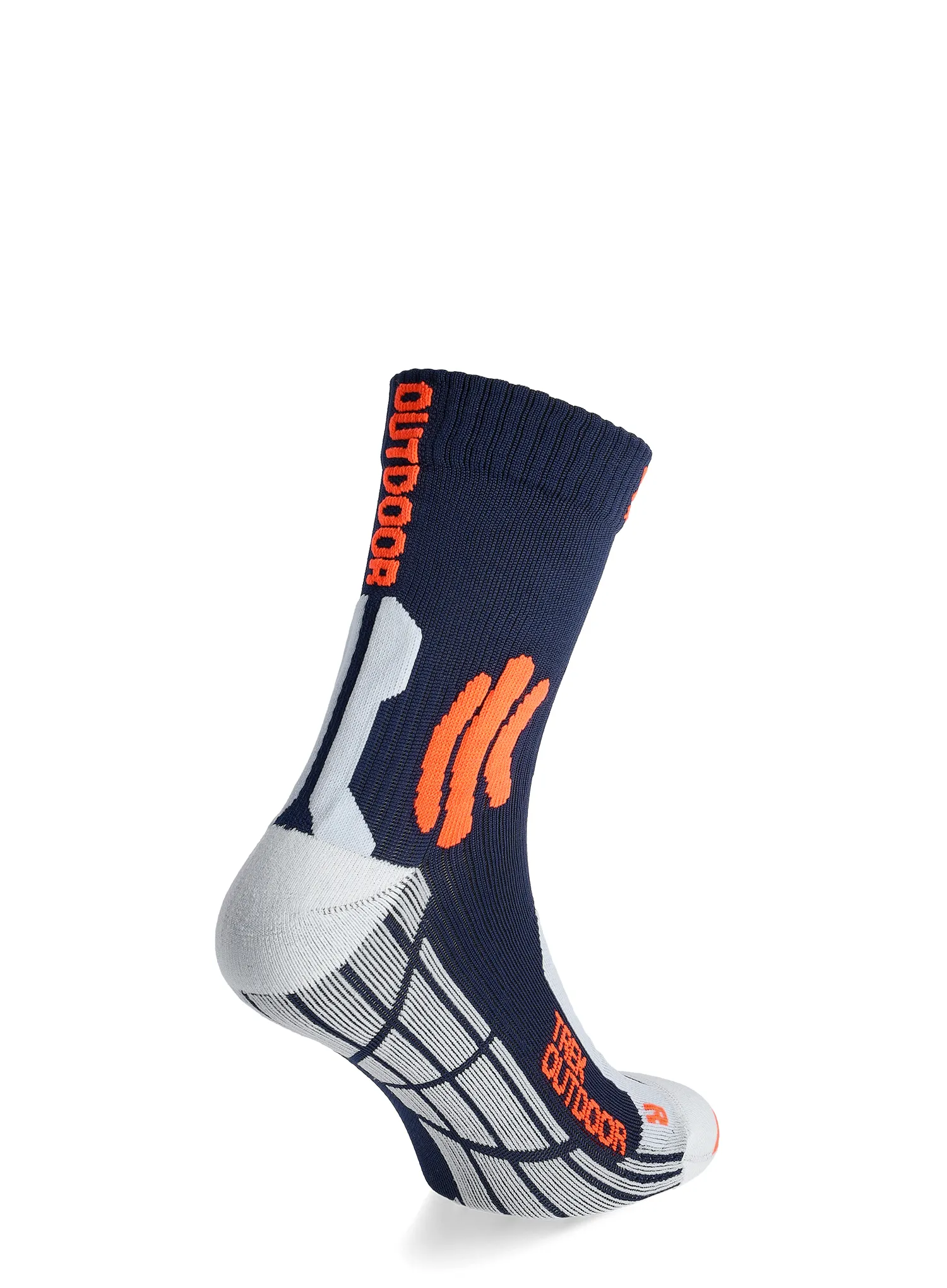 Pohodne nogavice X-Socks Trek Outdoor - midnight blue/kurkuma orange