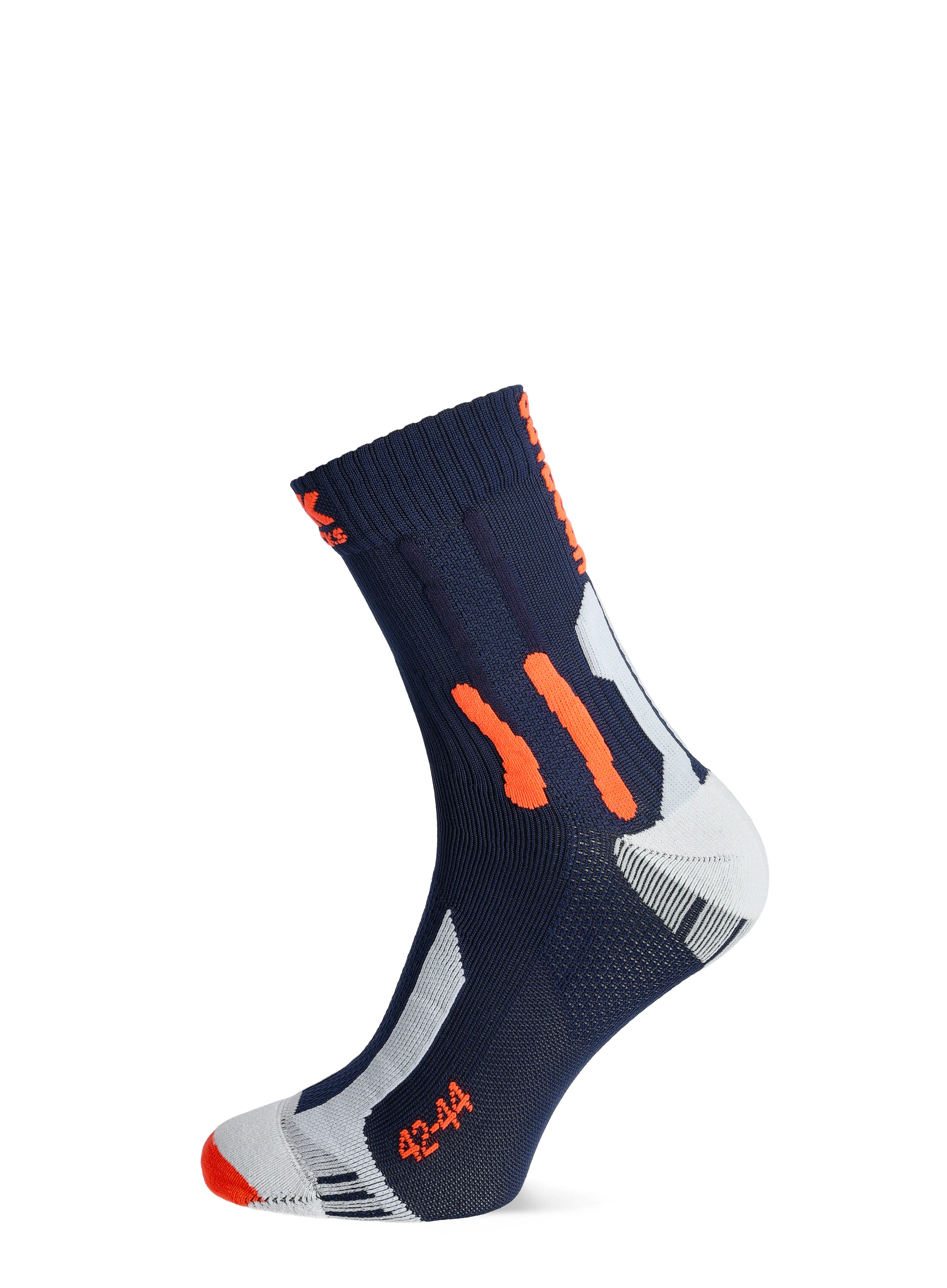 Pohodne nogavice X-Socks Trek Outdoor - midnight blue/kurkuma orange
