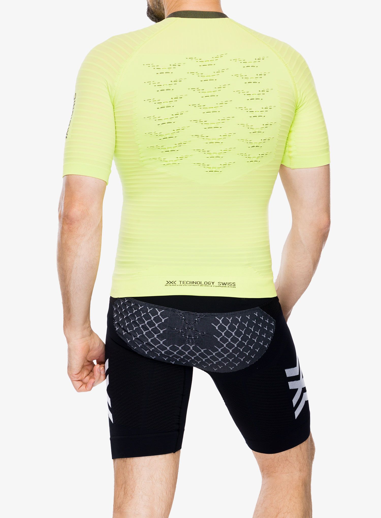 Majica za tek X-bionic Effektor 4D Running Shirt SH SL - effektor green/opal black