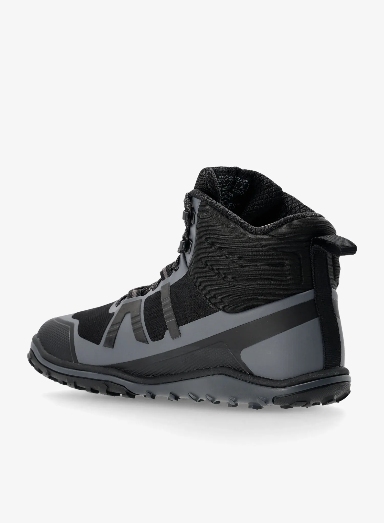 Pohodniški čevlji Xero Shoes Scrambler Mid II WP - black/asphalt