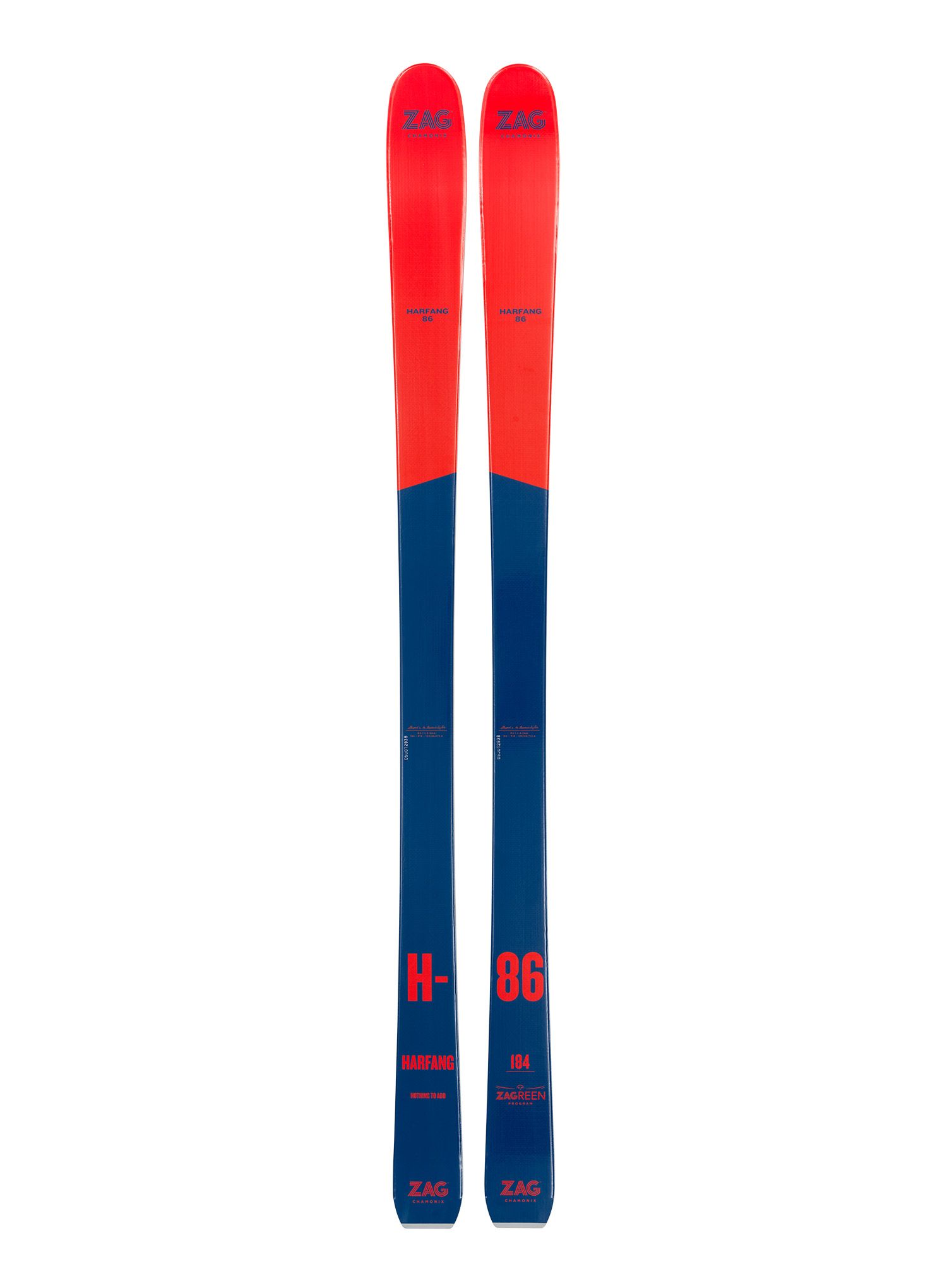 Turne smuči ZAG H-86 - blue/red