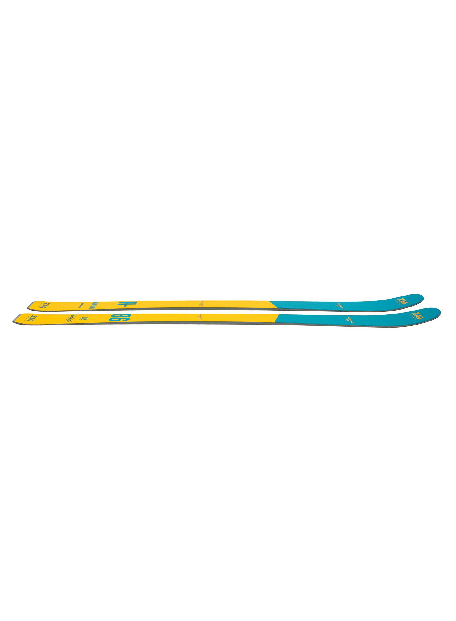Ženske smuči za turno smučanje ZAG H-86 Lady - yellow/green