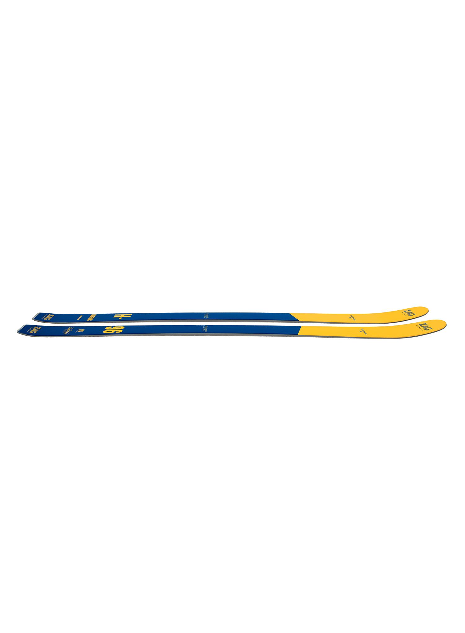 Turne smuči ZAG H-96 - yellow/blue