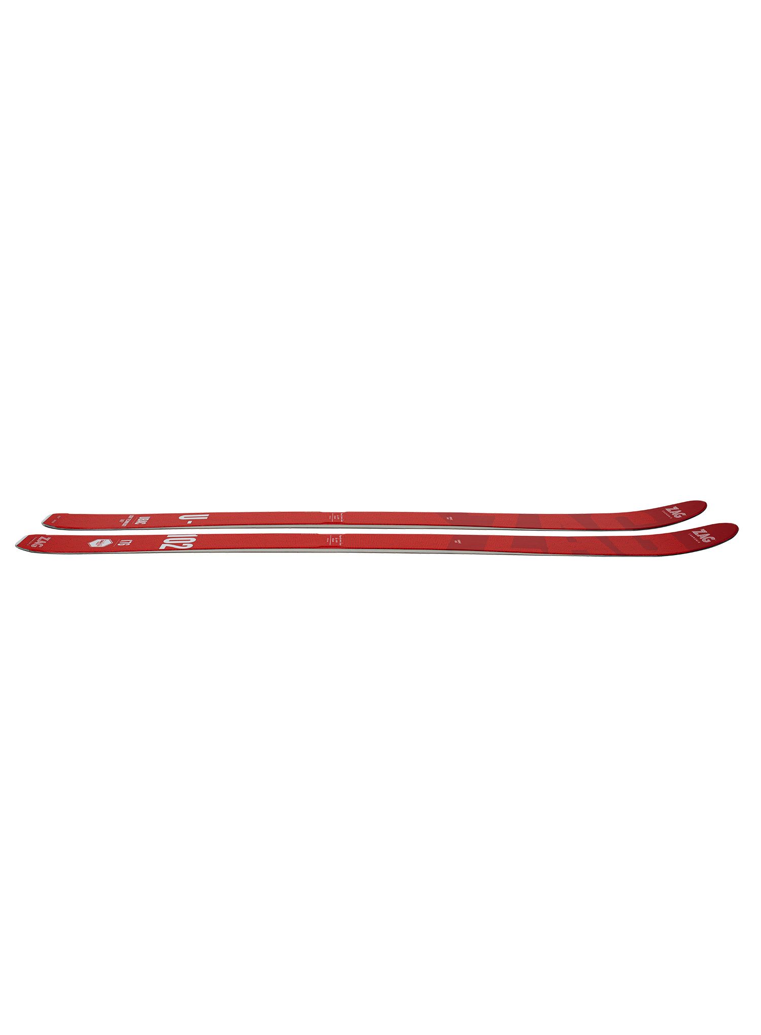 Turne smuči komplet ZAG Ubac 102 - red/white
