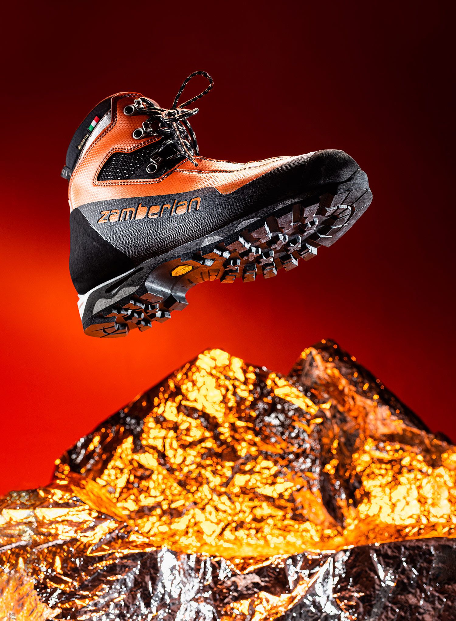 Čevlji za polavtomatske dereze Zamberlan Brenva GTX RR - orange