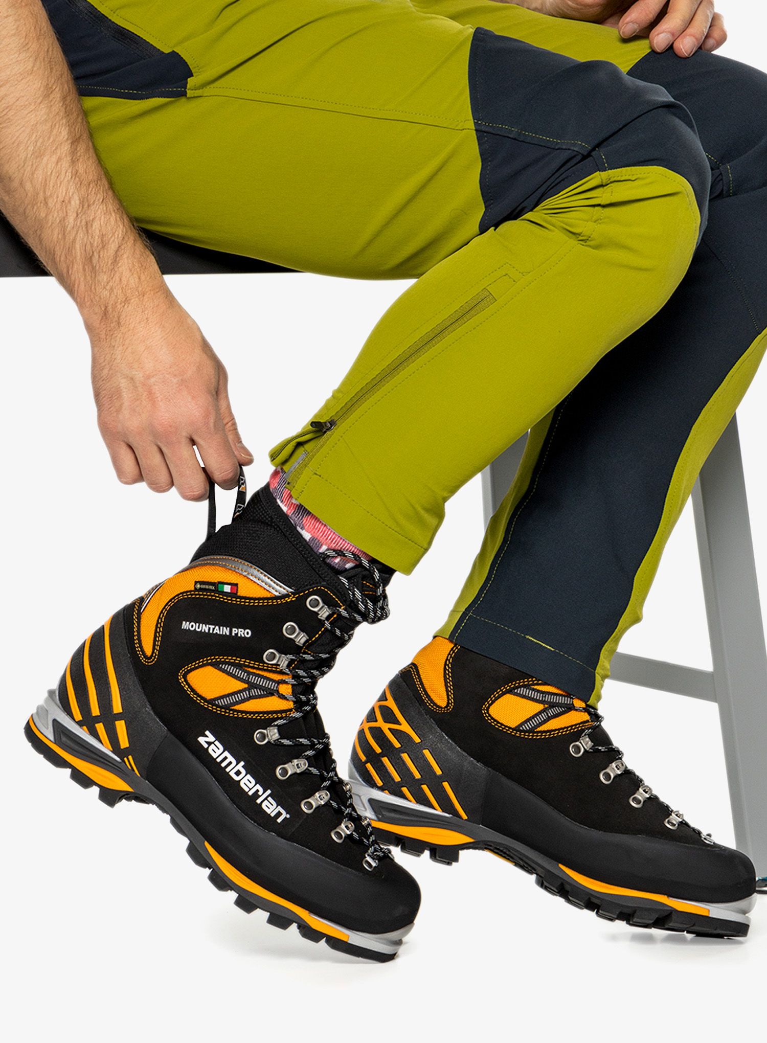 Čevlji za avtomatske dereze Zamberlan Mountain Pro EVO GTX RR PU - black/orange