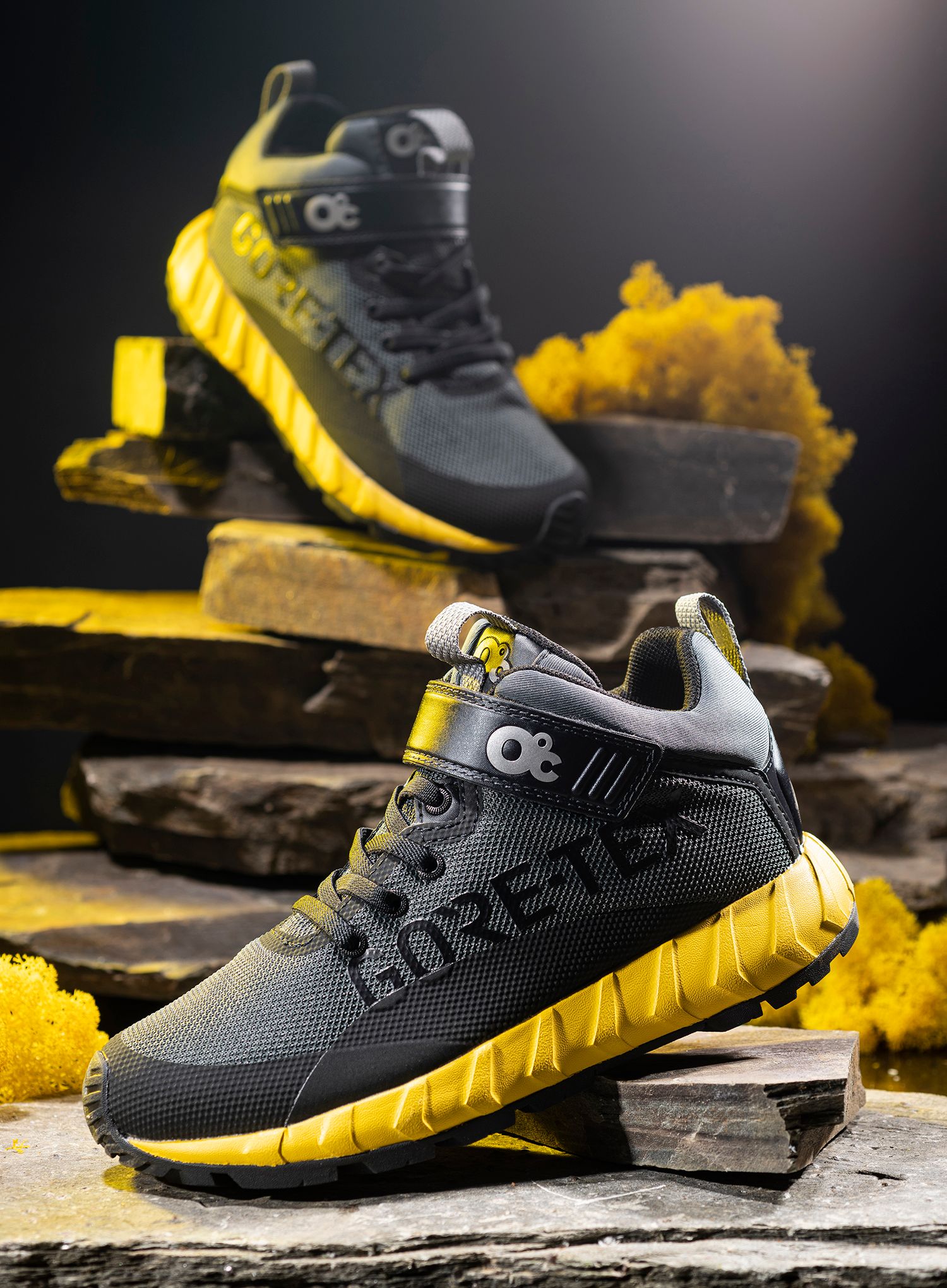 Otroška obutev ZeroC TASEN GTX INS JNR - grey/yellow