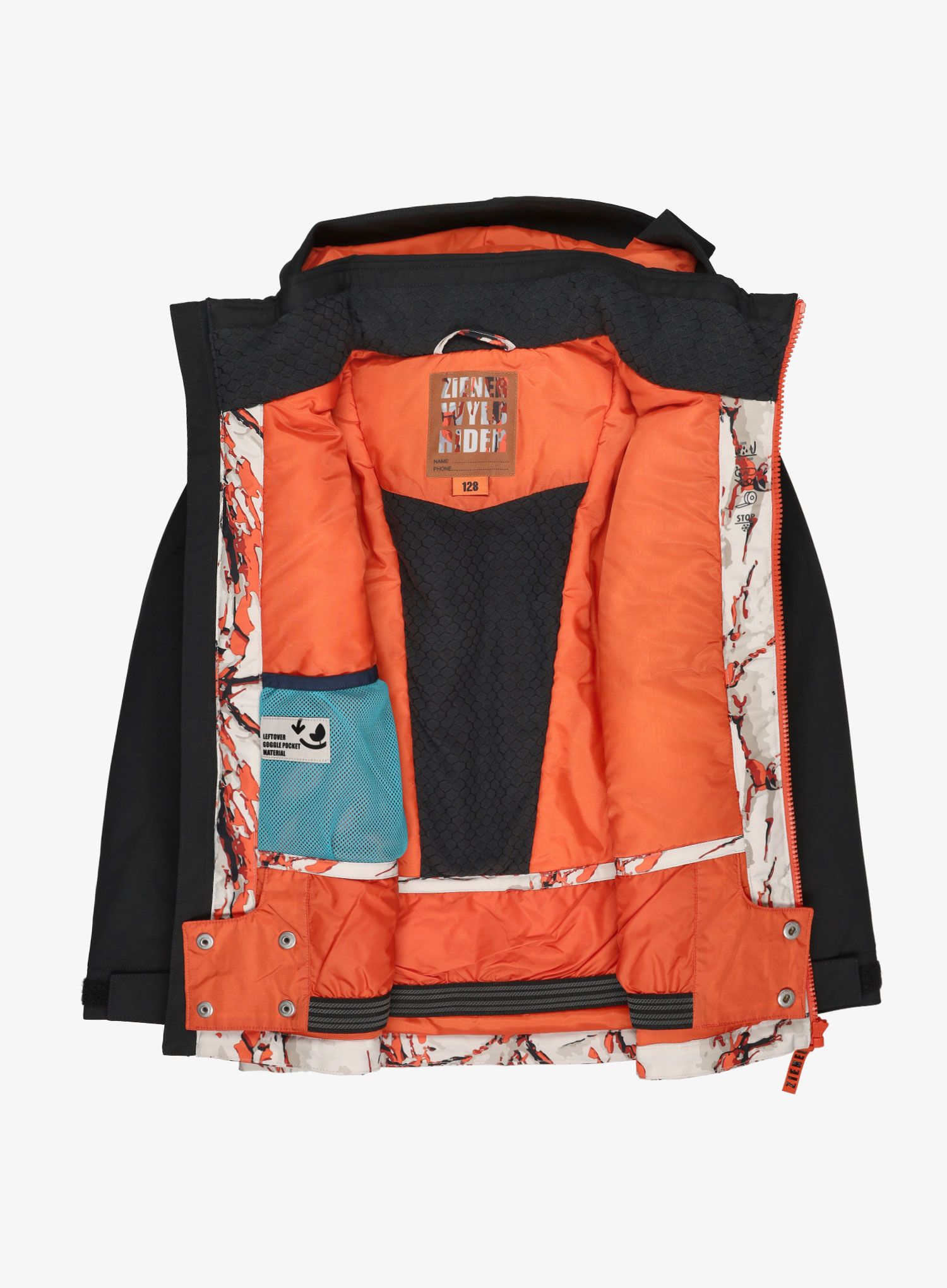 Otroška jakna Ziener Anderl Jacket Junior - cliff print