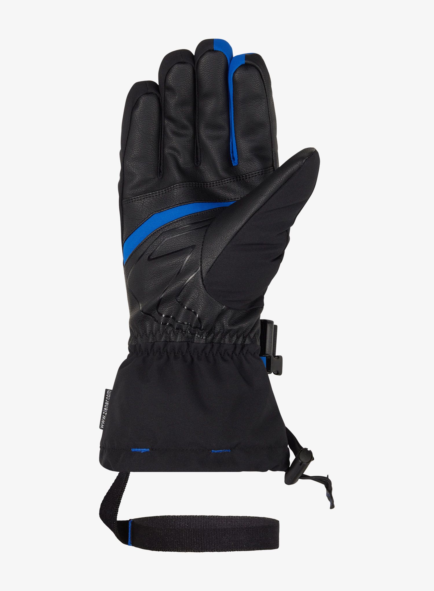Smučarske rokavice Ziener Ghalion AS - black/cobalt blue