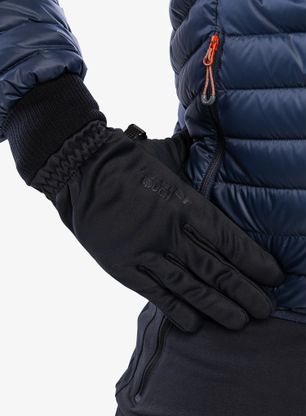 Softshell rokavice Ziener Idaho GTX INF Touch - black