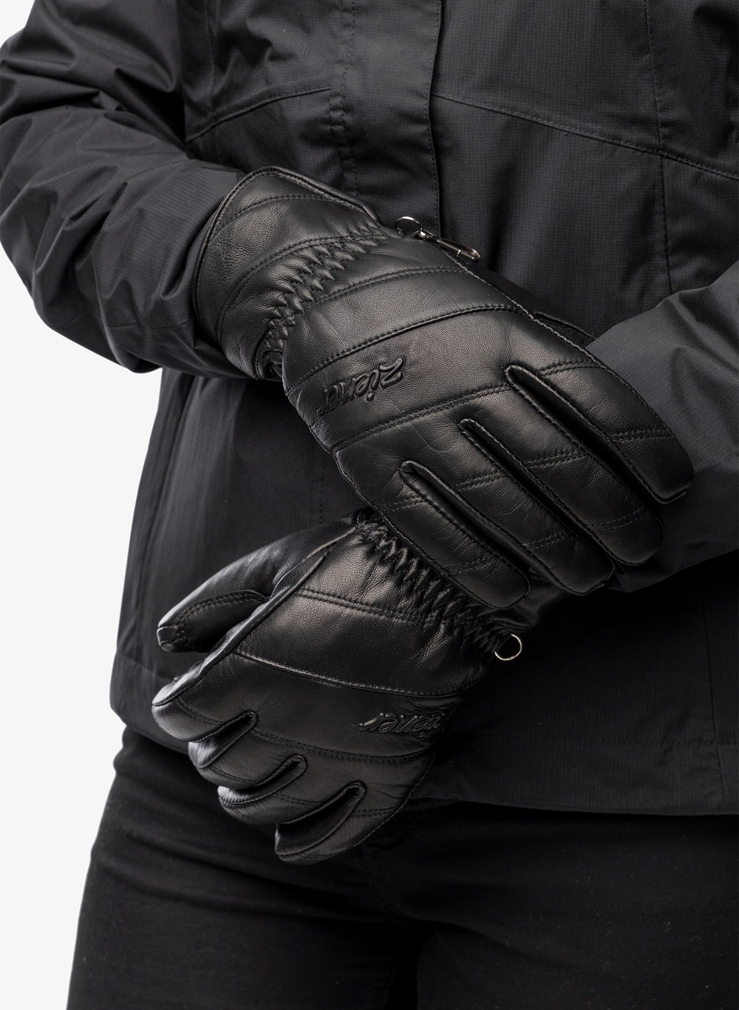 Ženske smučarske rokavice Ziener Kuma AS - black