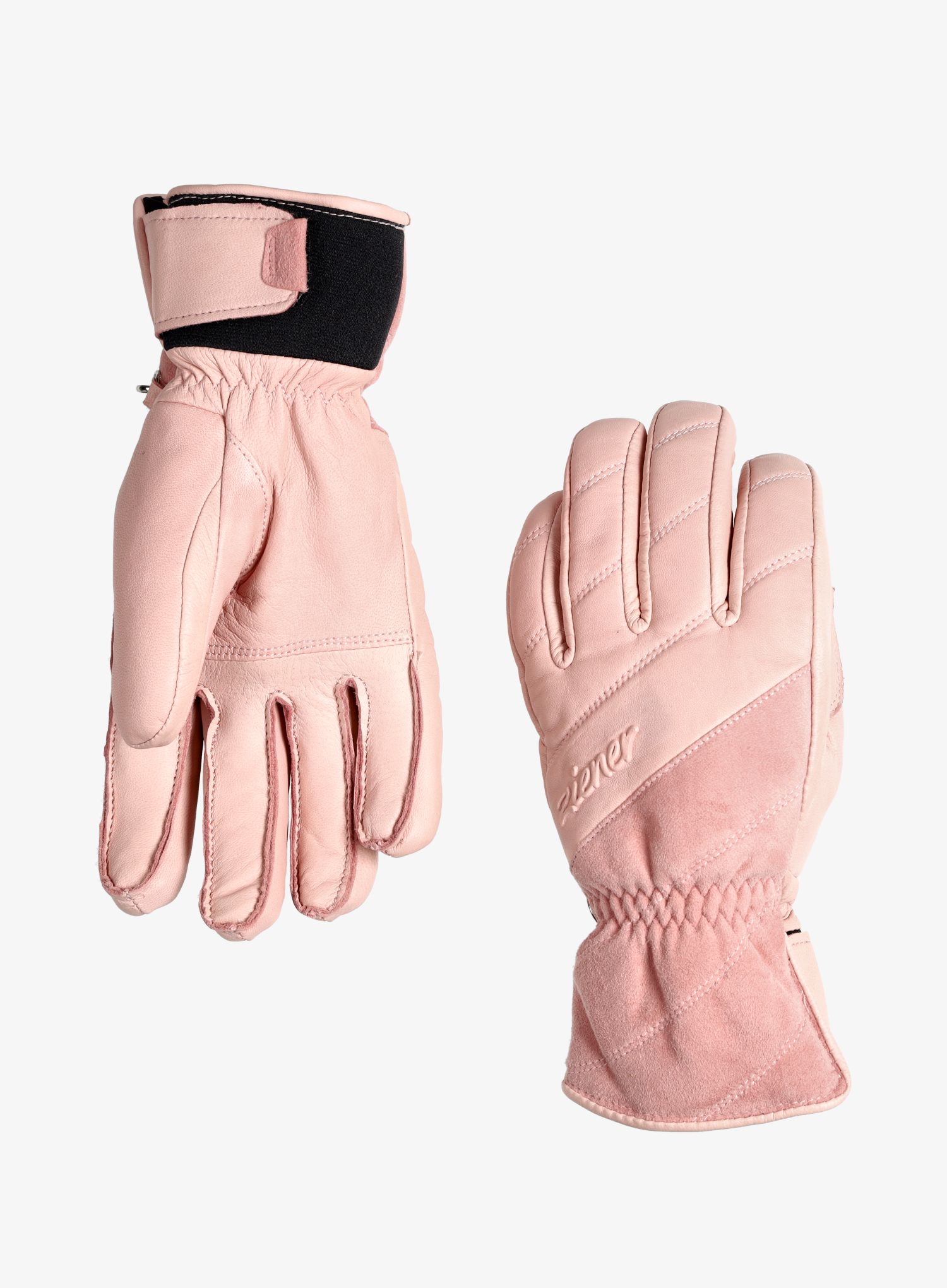 Ženske smučarske rokavice Ziener Kuma AS - rose blush