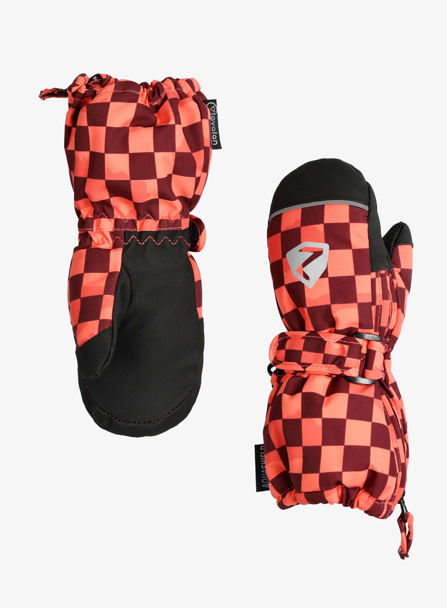 Otroške rokavice Ziener Lanap AS AW Minis - chessboard print